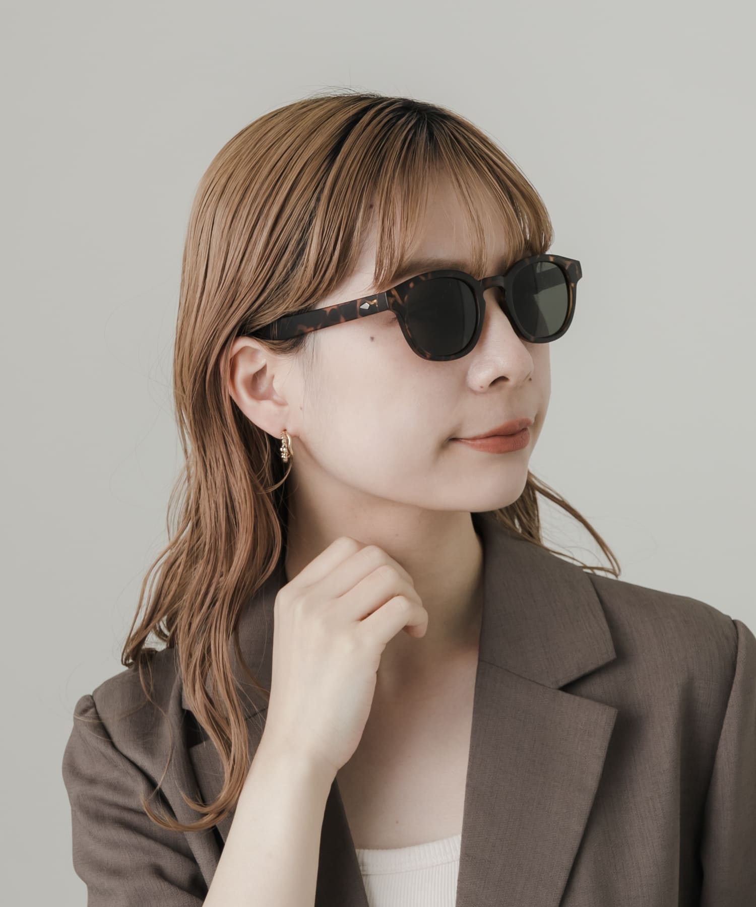 ウェリントンマットサングラス DEMI -