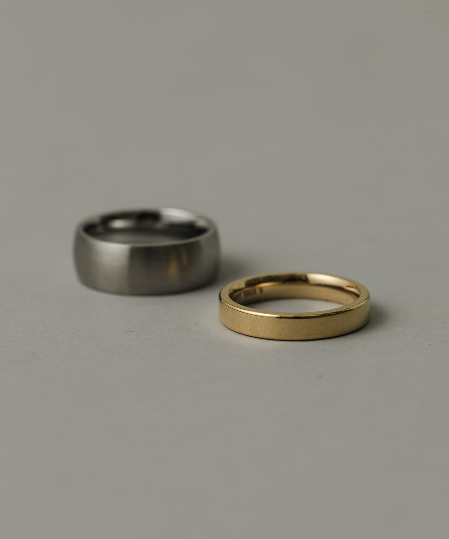 ステンレス2セットリング SLV/GLD 18