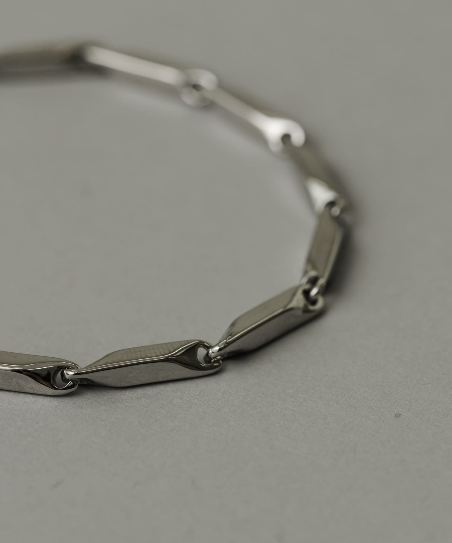 ステンレスニュアンスチェーンブレスレット SLV -