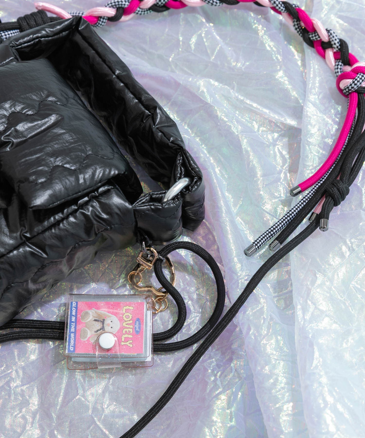 my Choeae quilt bag BLK -