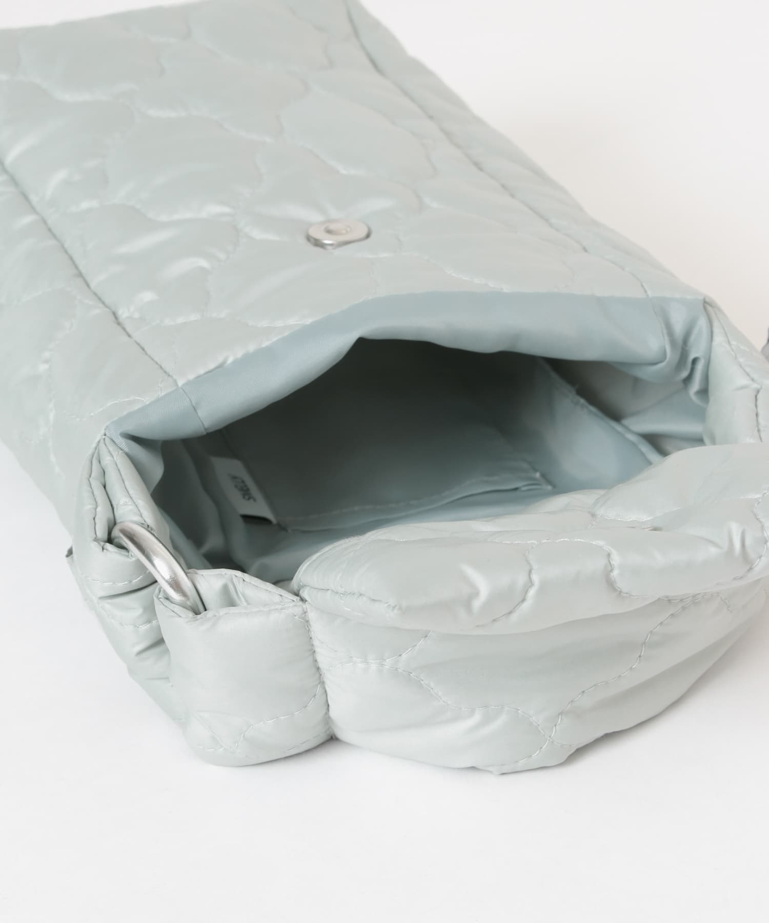 my Choeae quilt bag L.GRY -