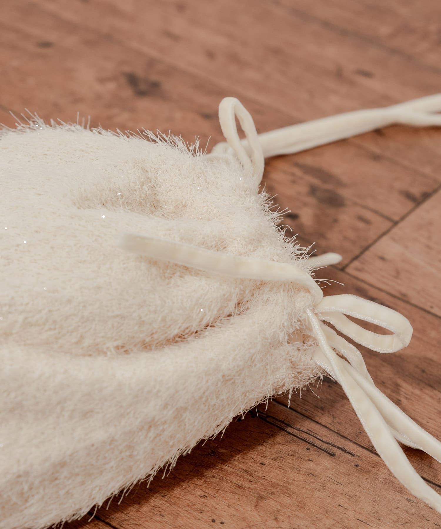 フリンジリボンキンチャクバッグ IVO -