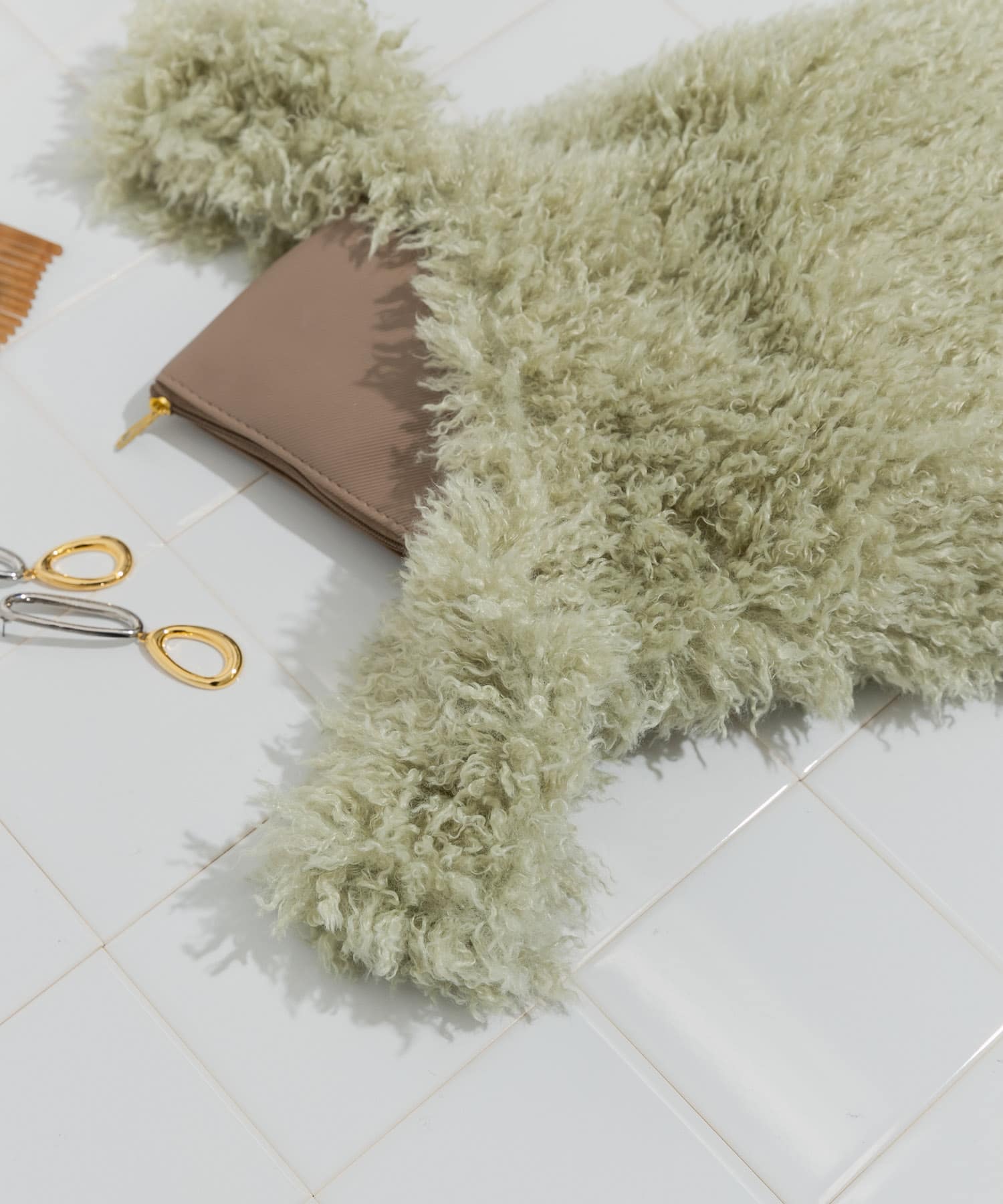 シャギーボリュームバッグ MNT -