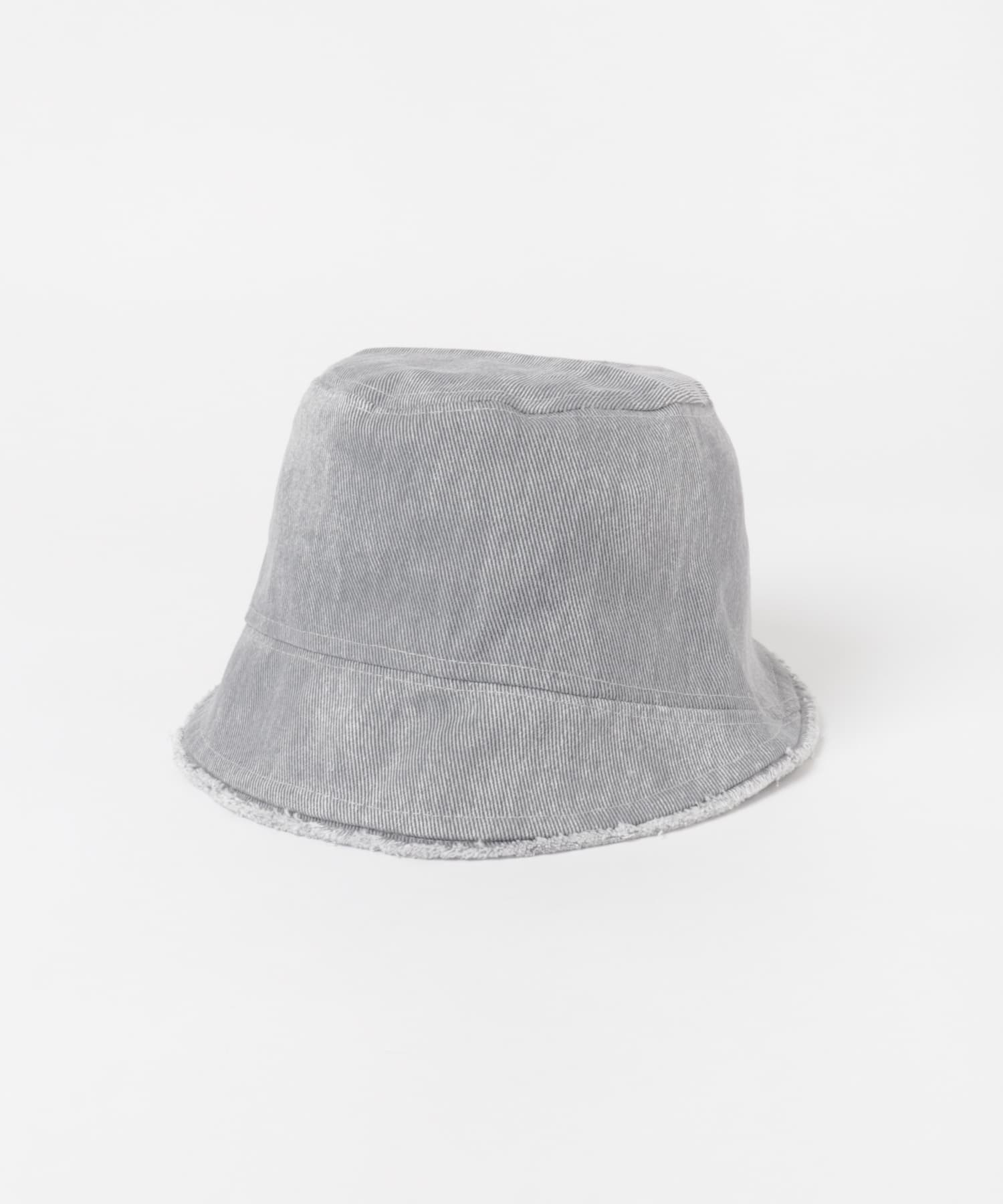 デニムフリンジハット GRY -