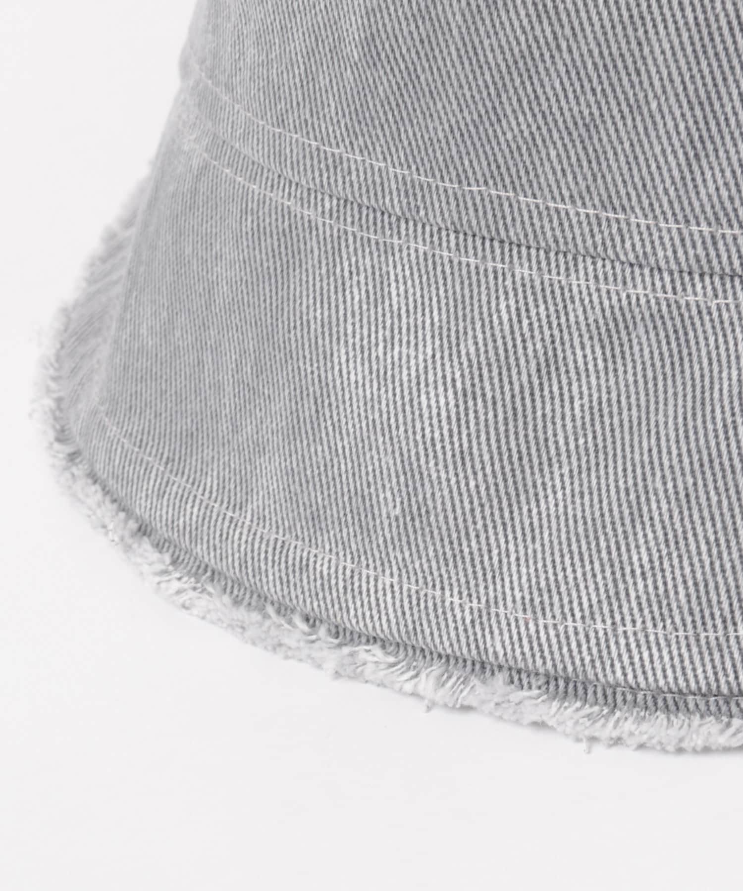 デニムフリンジハット GRY -