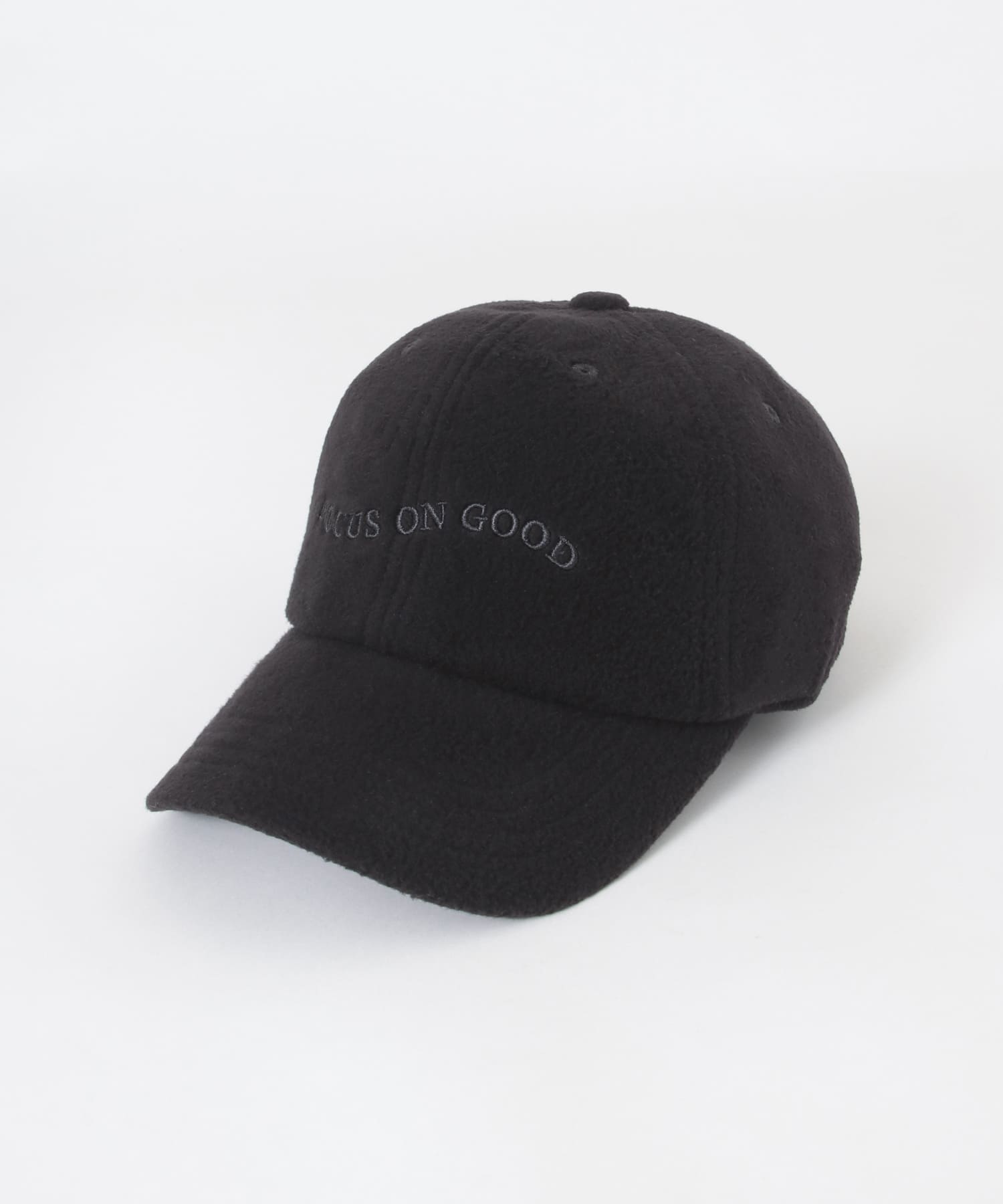 フリースドロストロゴキャップ BLK -