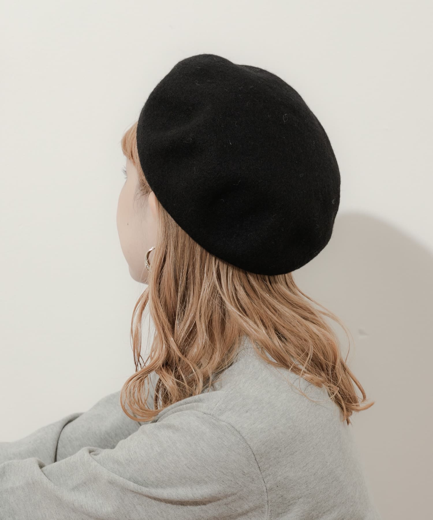 シンプルバスクベレー BLK -