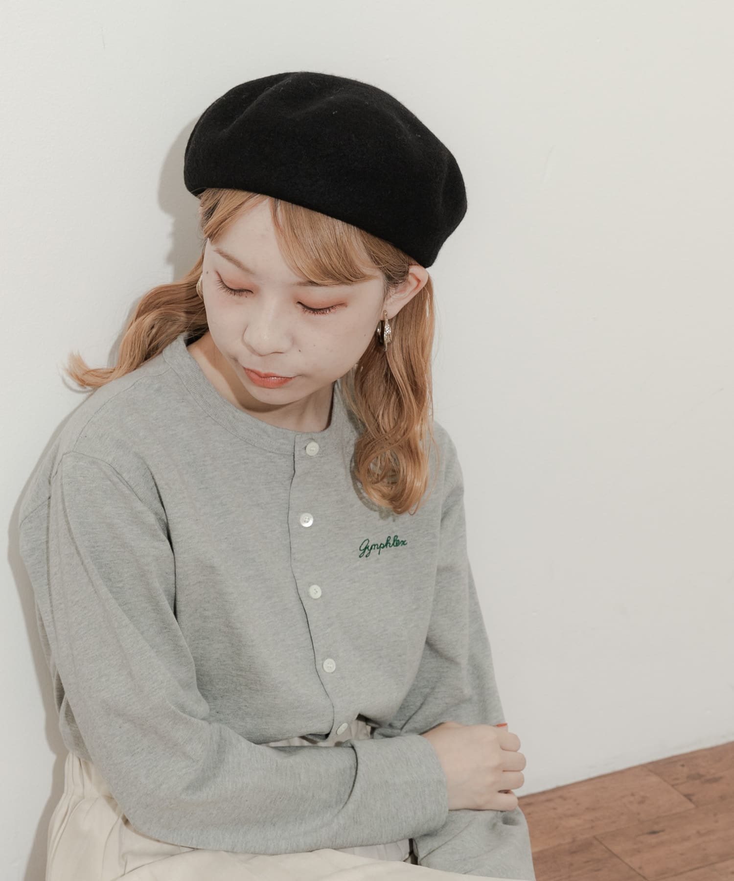 シンプルバスクベレー BLK -