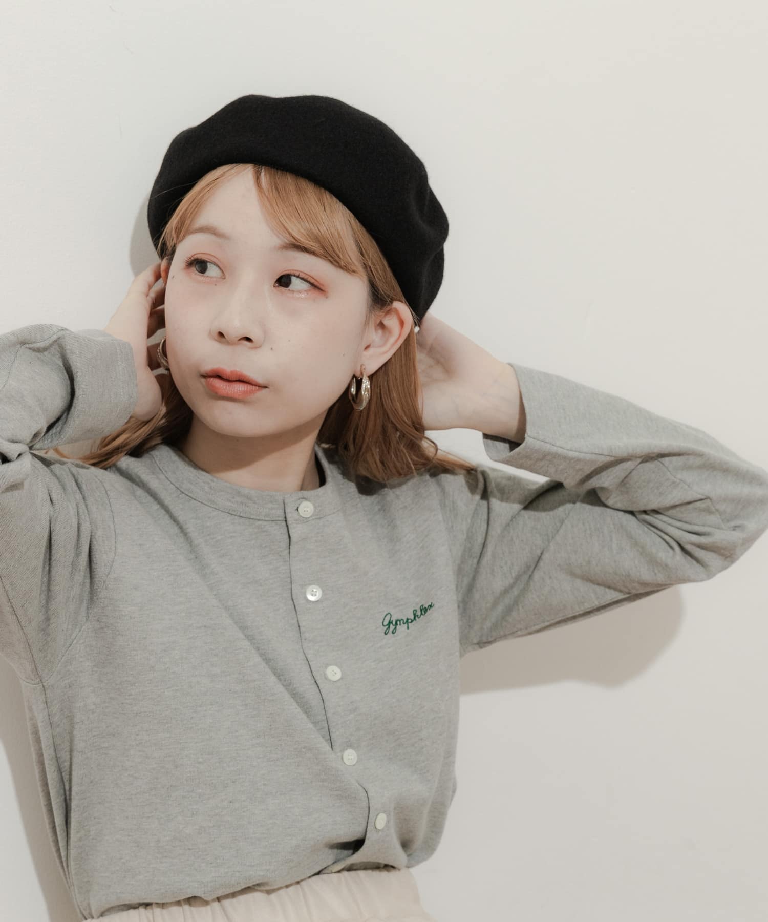 シンプルバスクベレー BLK -