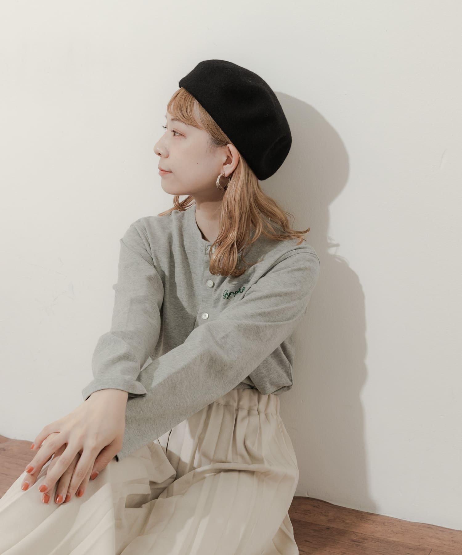 シンプルバスクベレー BLK -