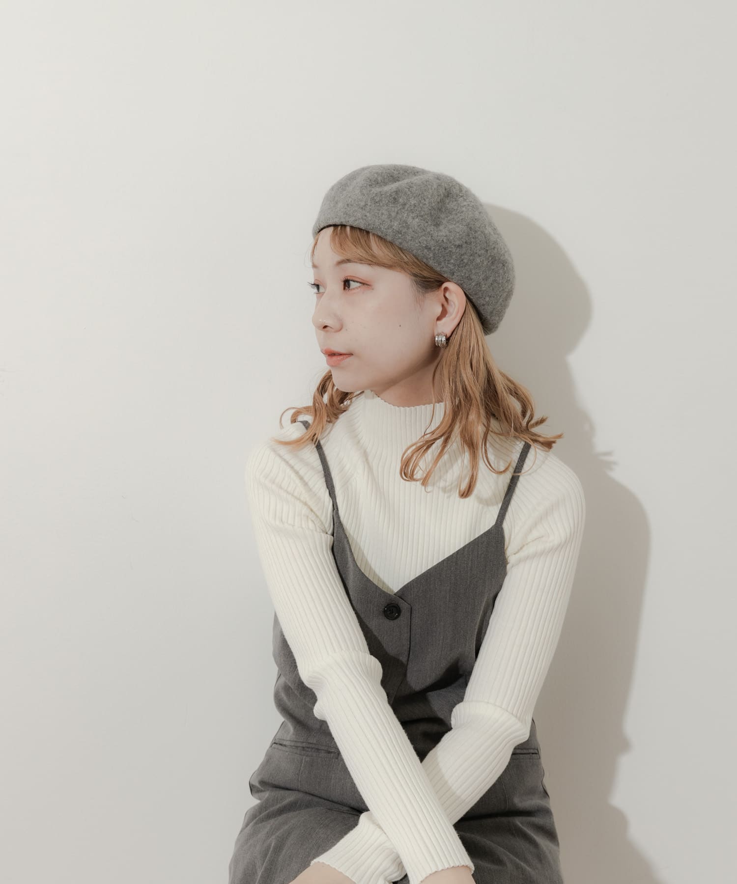 シンプルバスクベレー GRY -