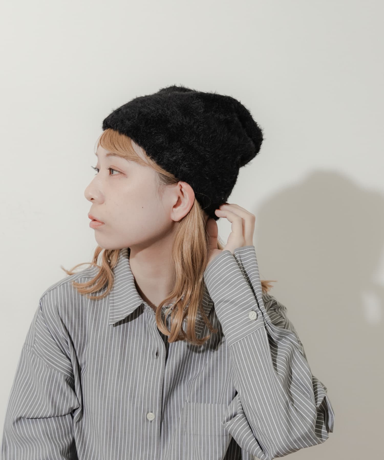 シャギービーニー BLK -