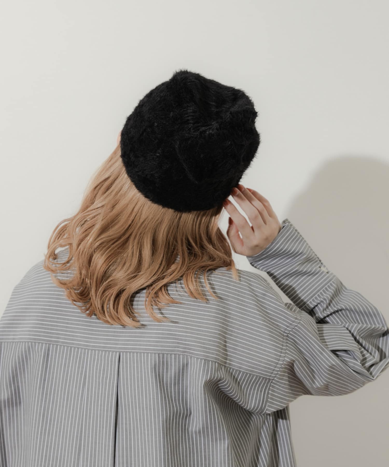 シャギービーニー BLK -
