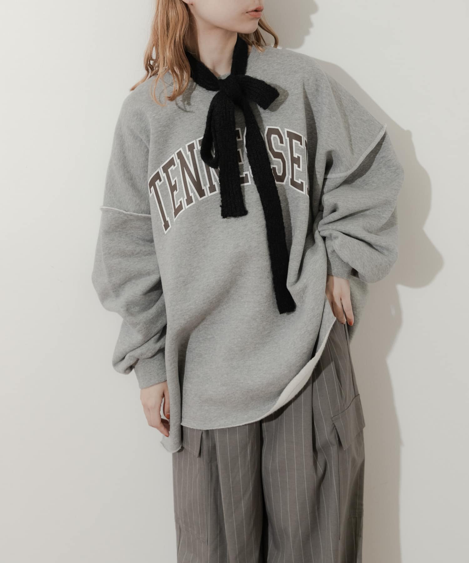 ERIBE（エリべ）のだめちゃん着用リバティ&ジャガードニットマフラー ERIBE - KNIT COLLECTION 2024