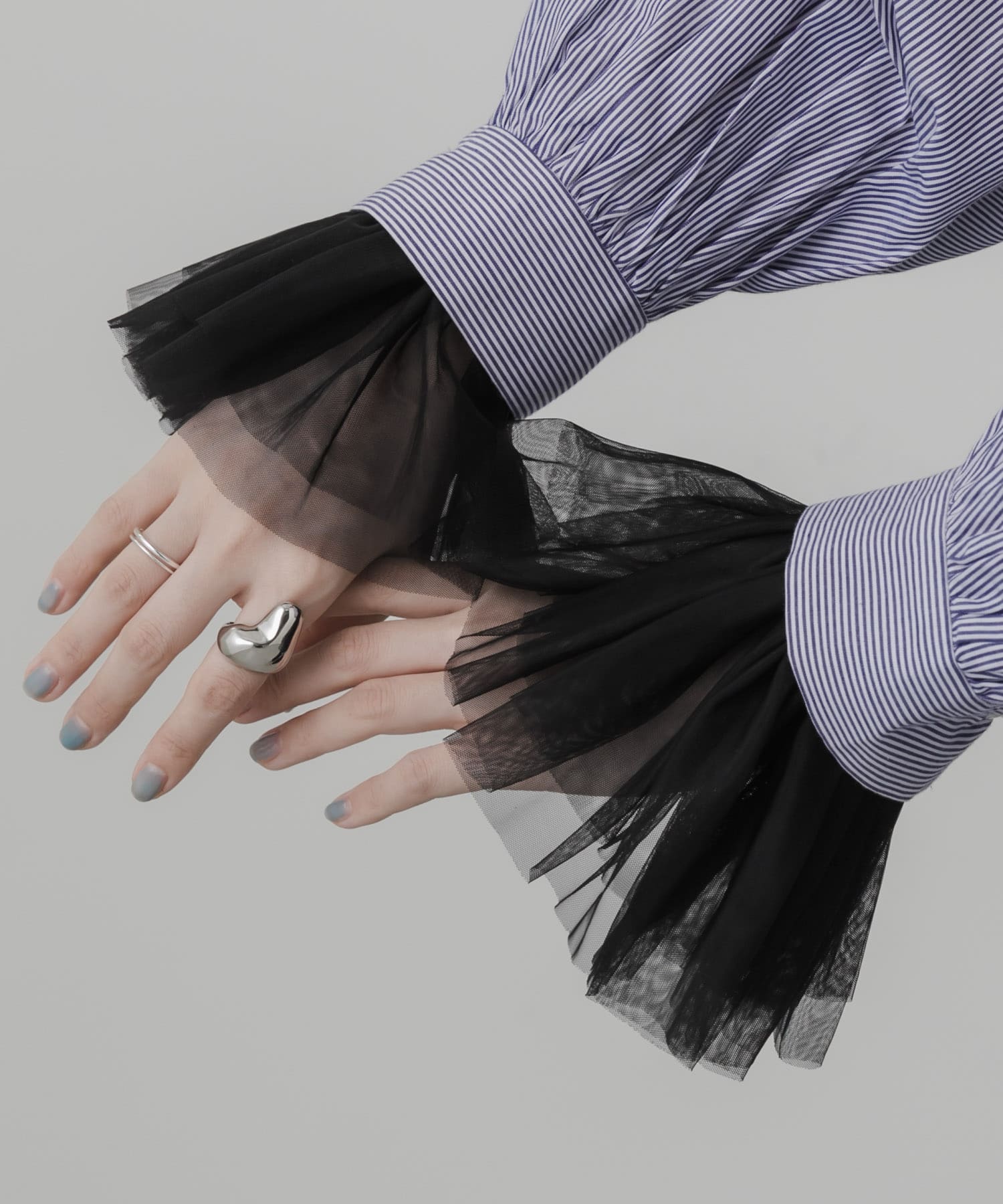 チュールシュシュカフスセット BLK -