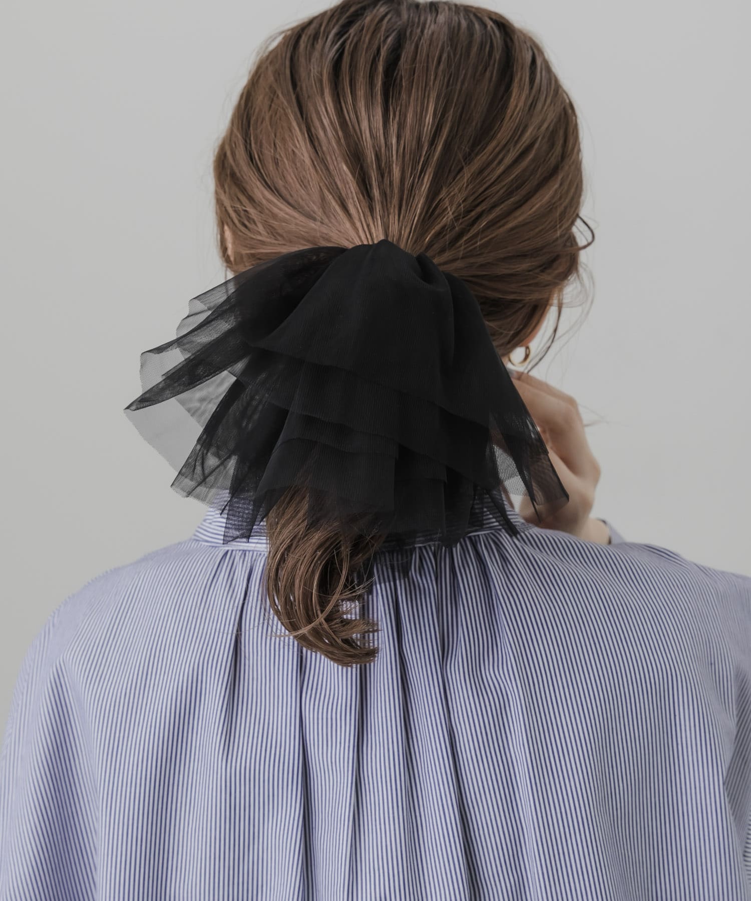 チュールシュシュカフスセット BLK -