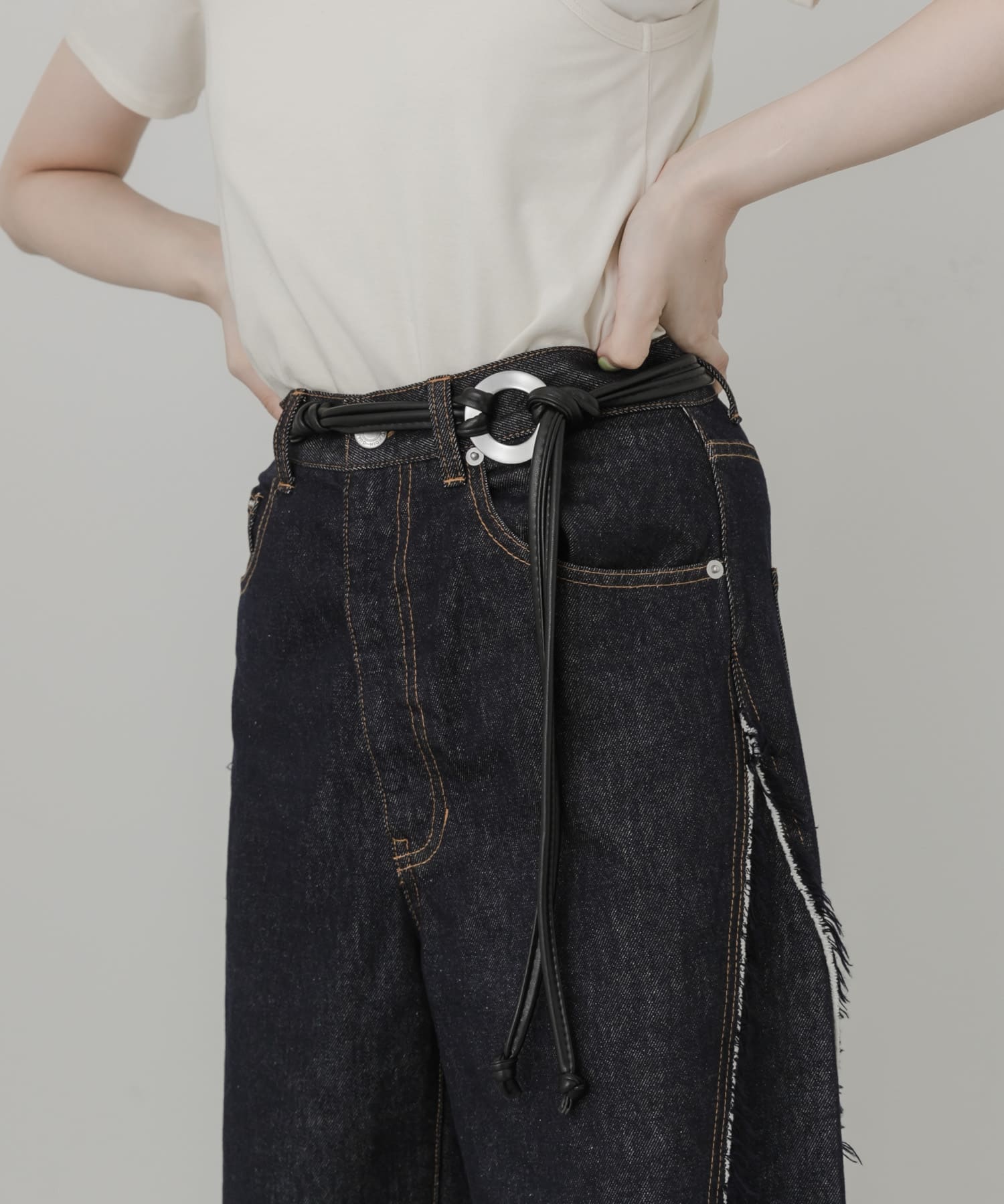 リングコードベルト BLK -