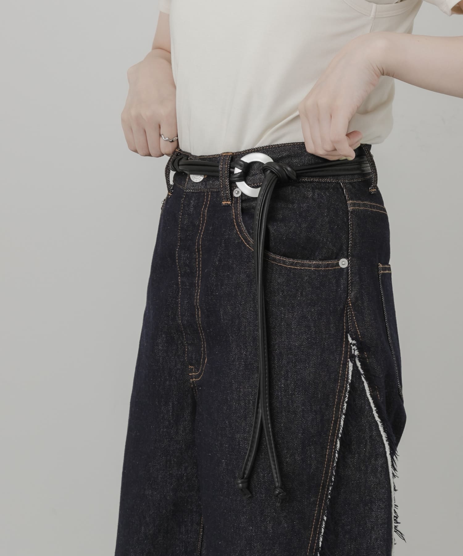 リングコードベルト BLK -