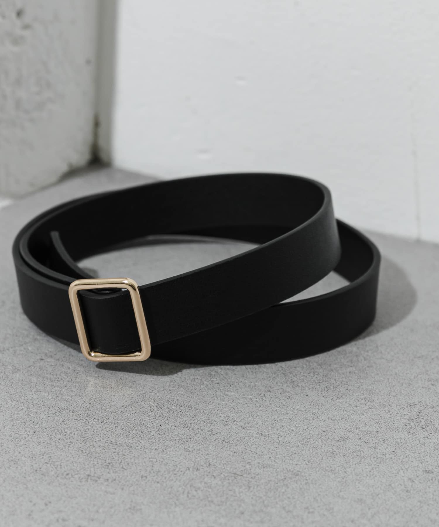 メタルスクエアベルト BLK -