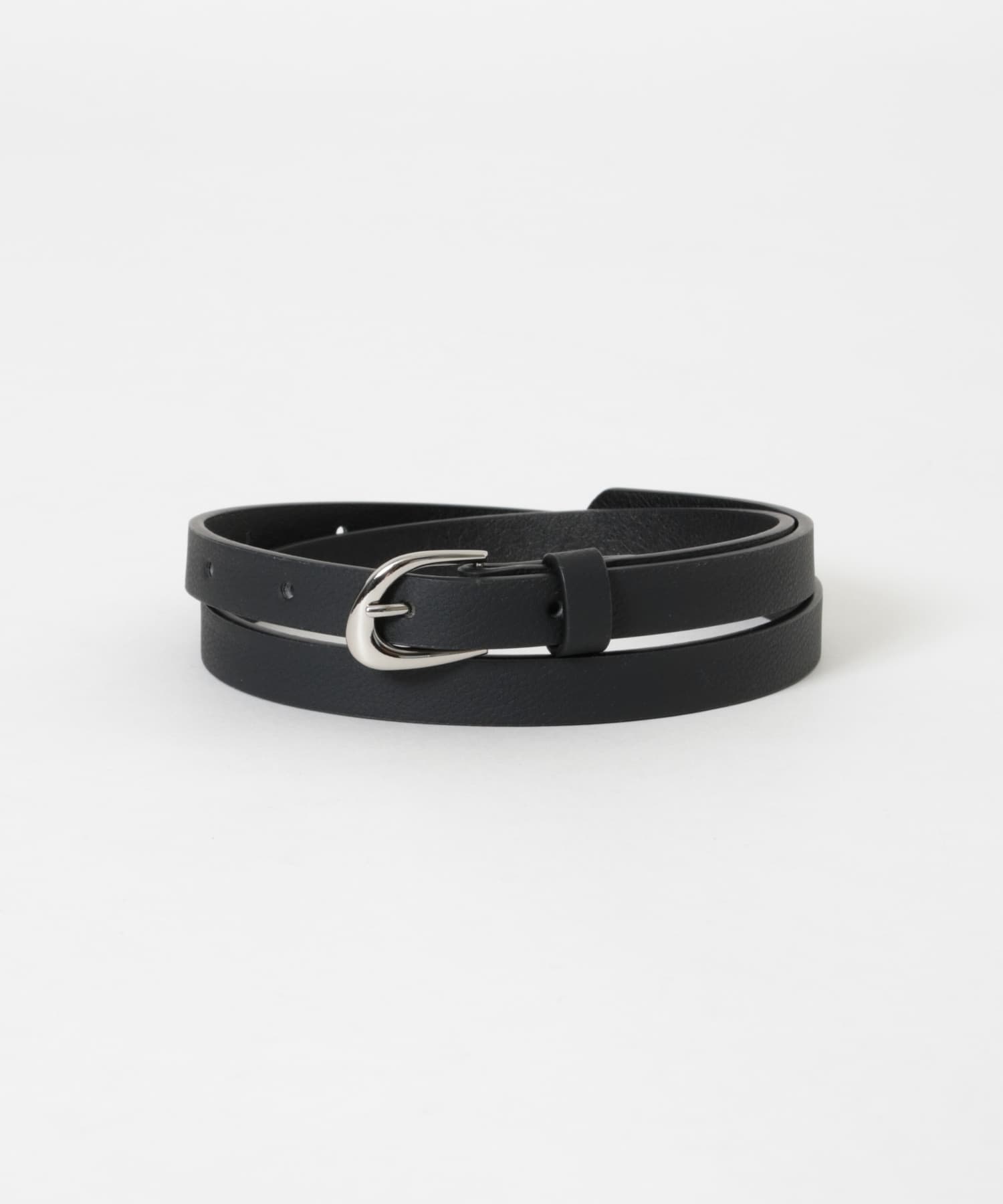 シンプルスリムベルト BLK -