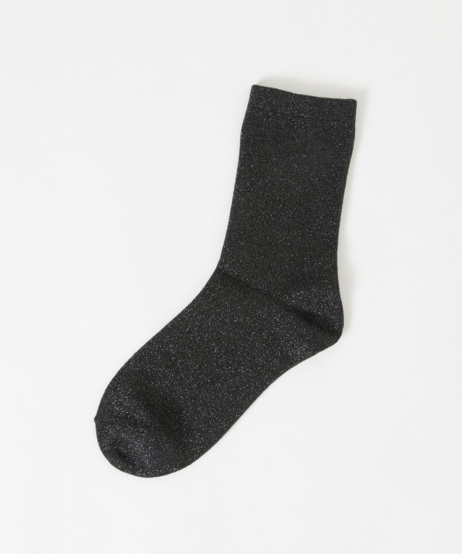 ラメカラーソックス BLK 22-25