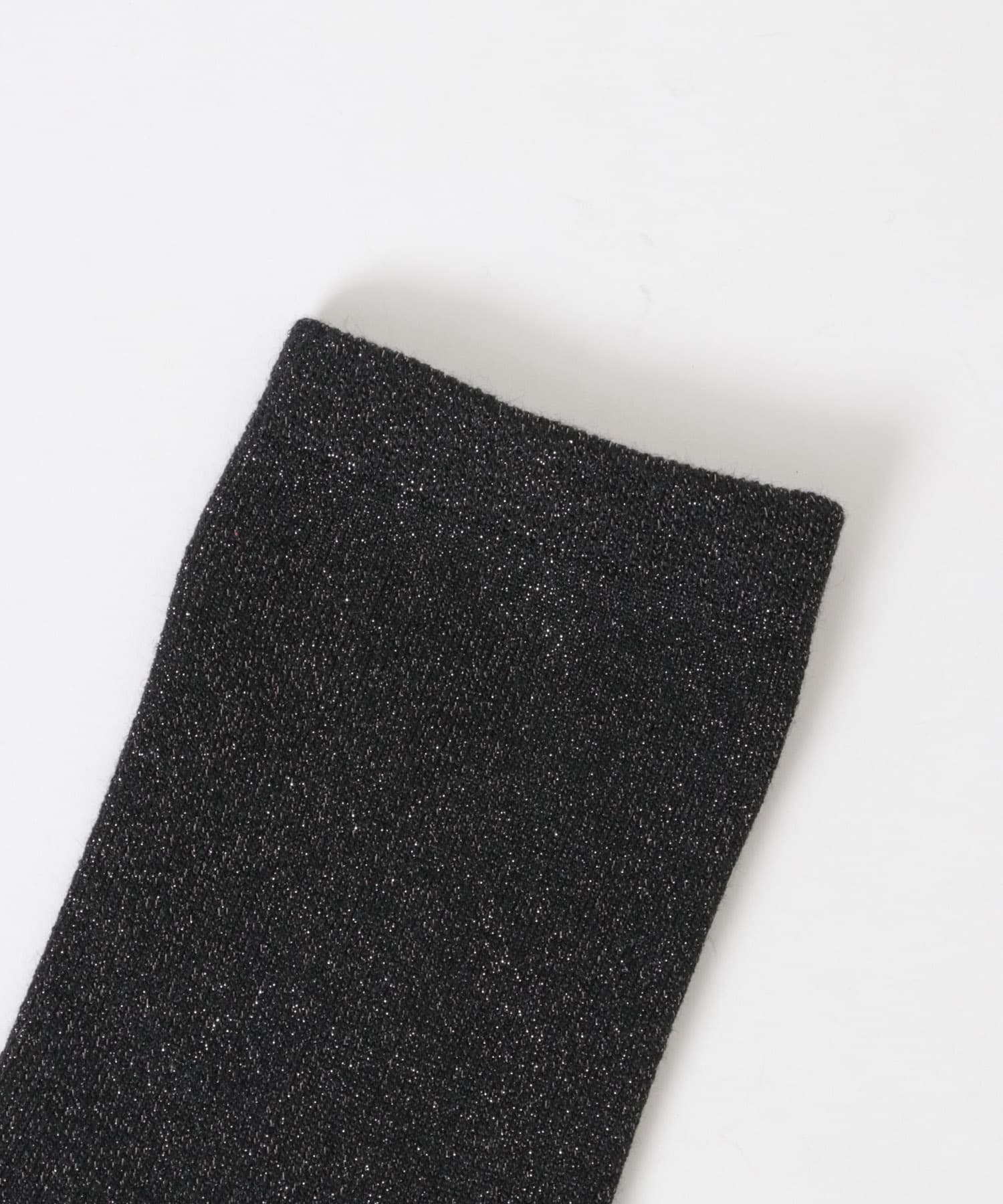ラメカラーソックス BLK 22-25