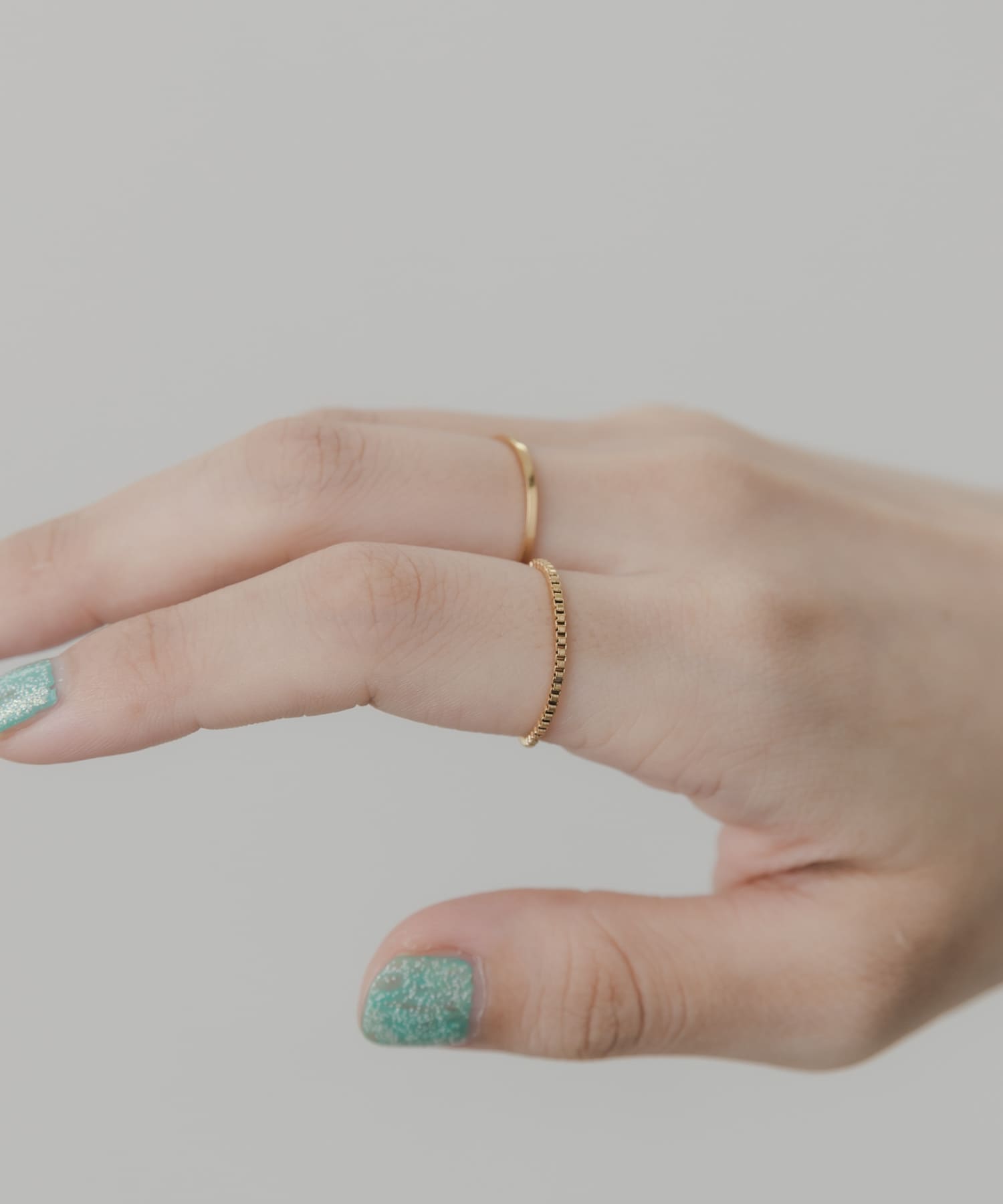 ステンレス2セットリング GLD -