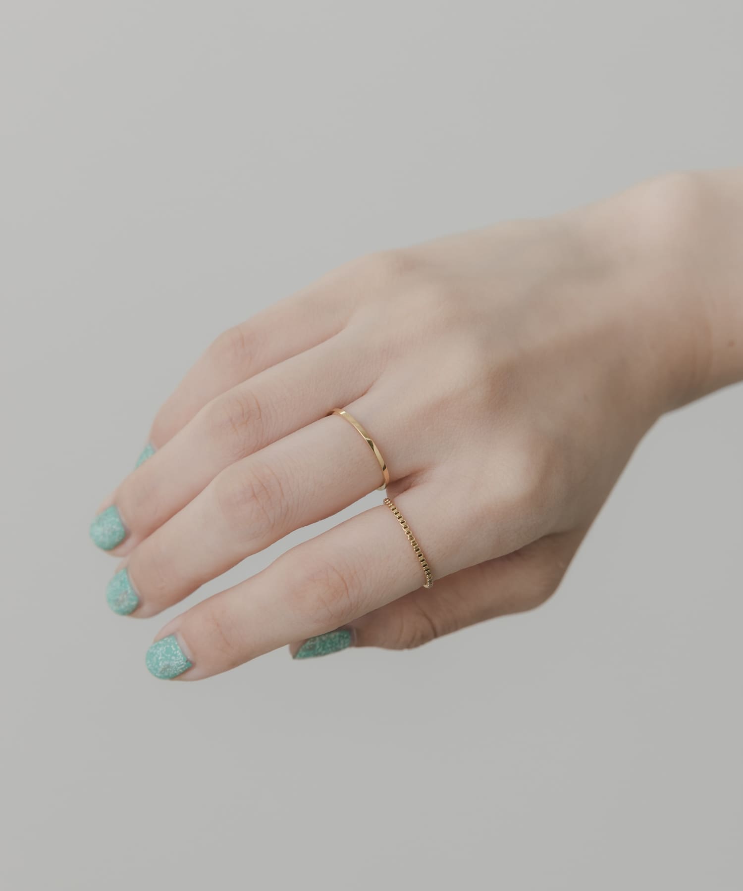 ステンレス2セットリング GLD -