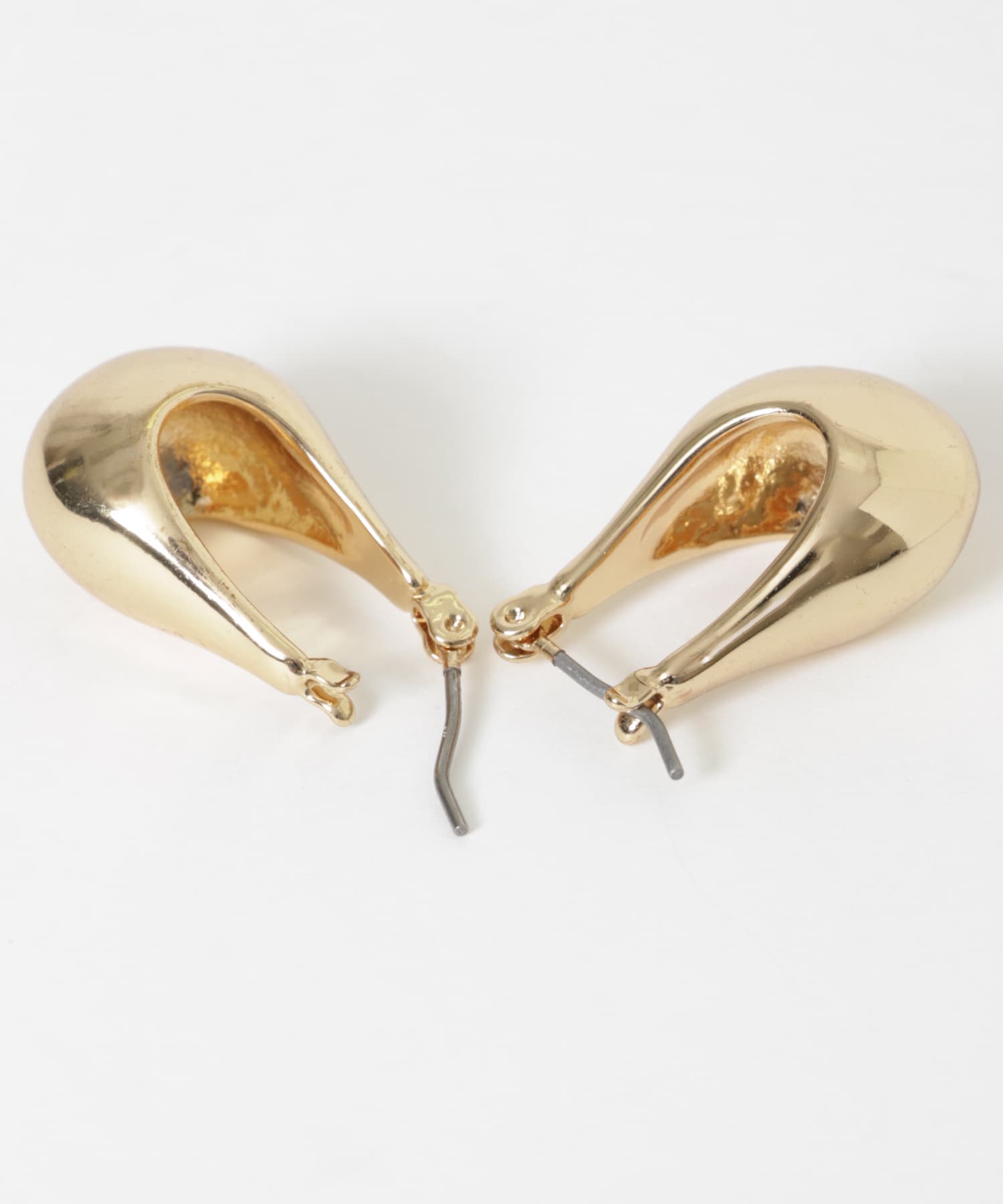 メタルドロップピアス GLD -