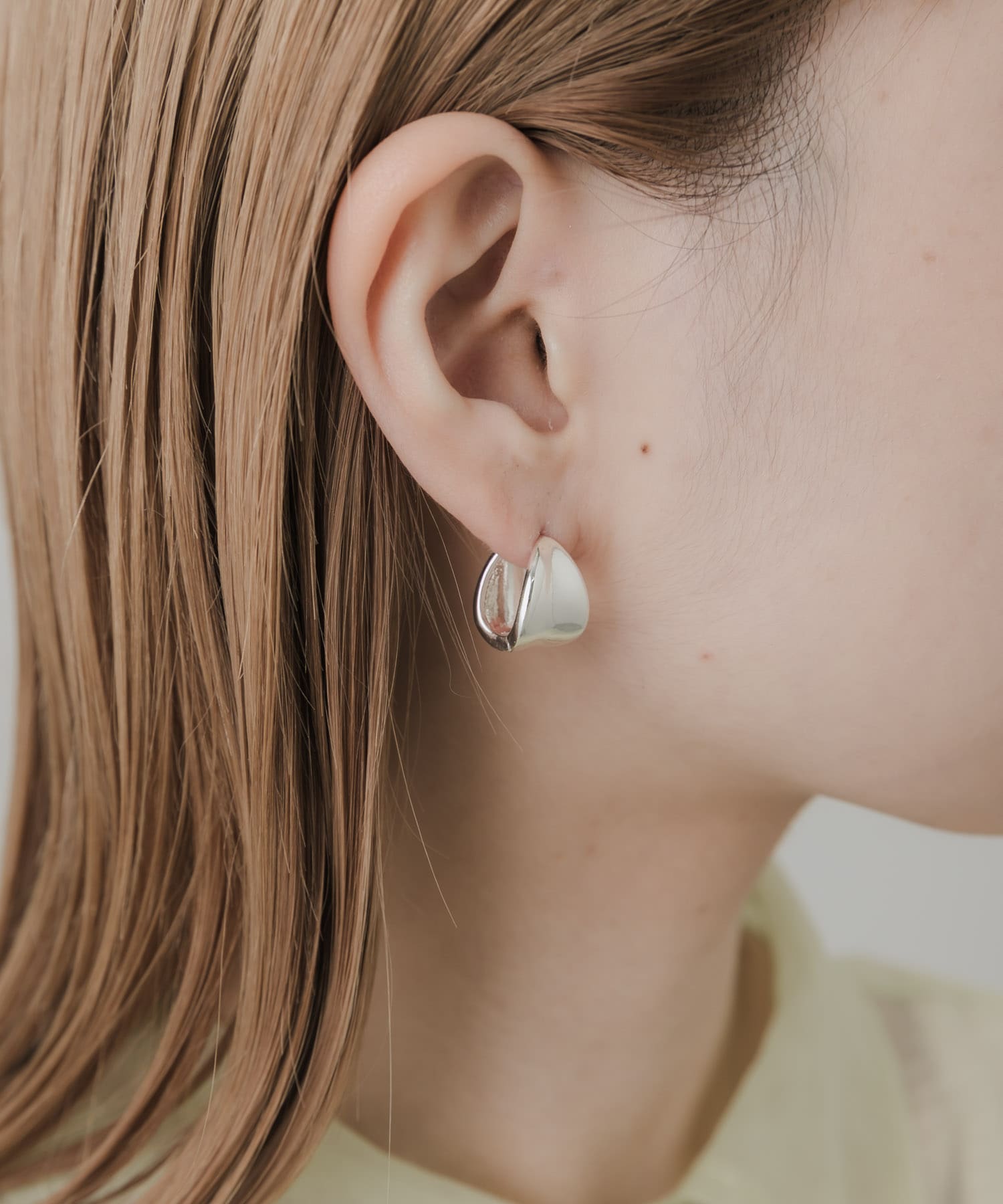 メタルワンタッチピアス SLV -