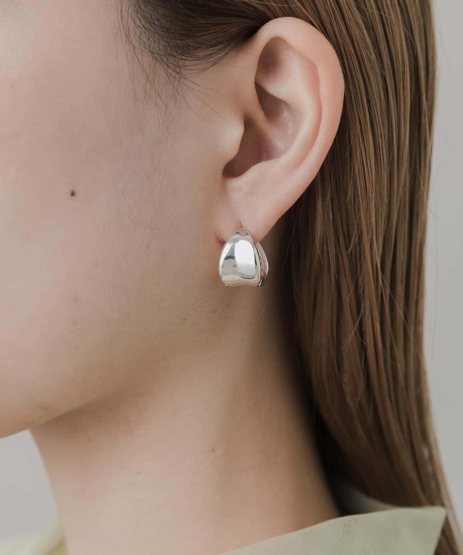 メタルワンタッチピアス SLV -