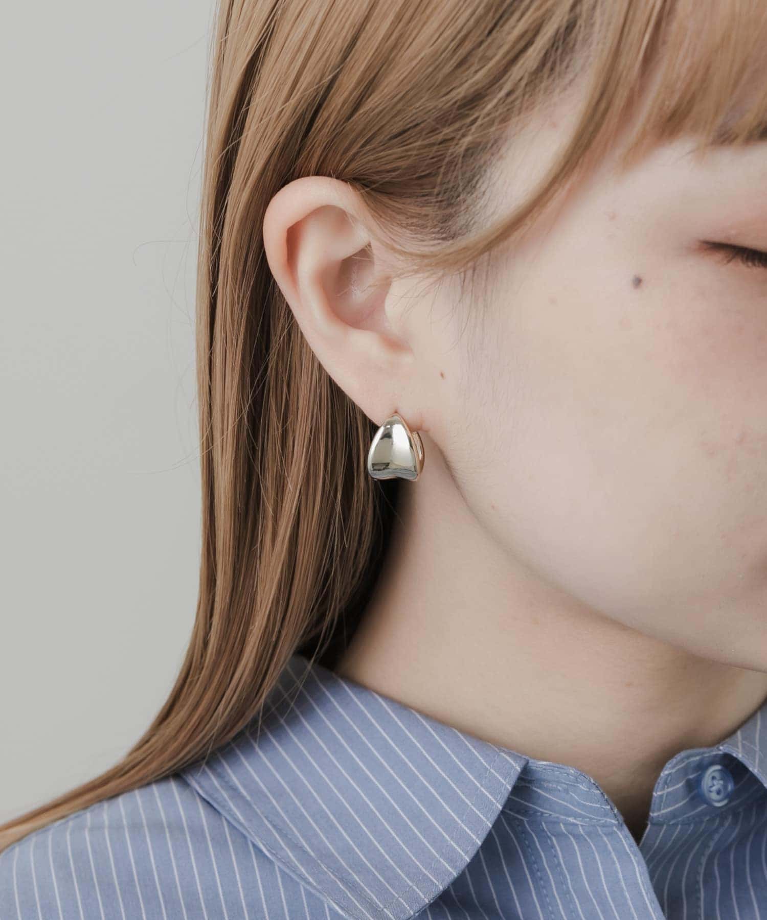 メタルワンタッチピアス GLD -