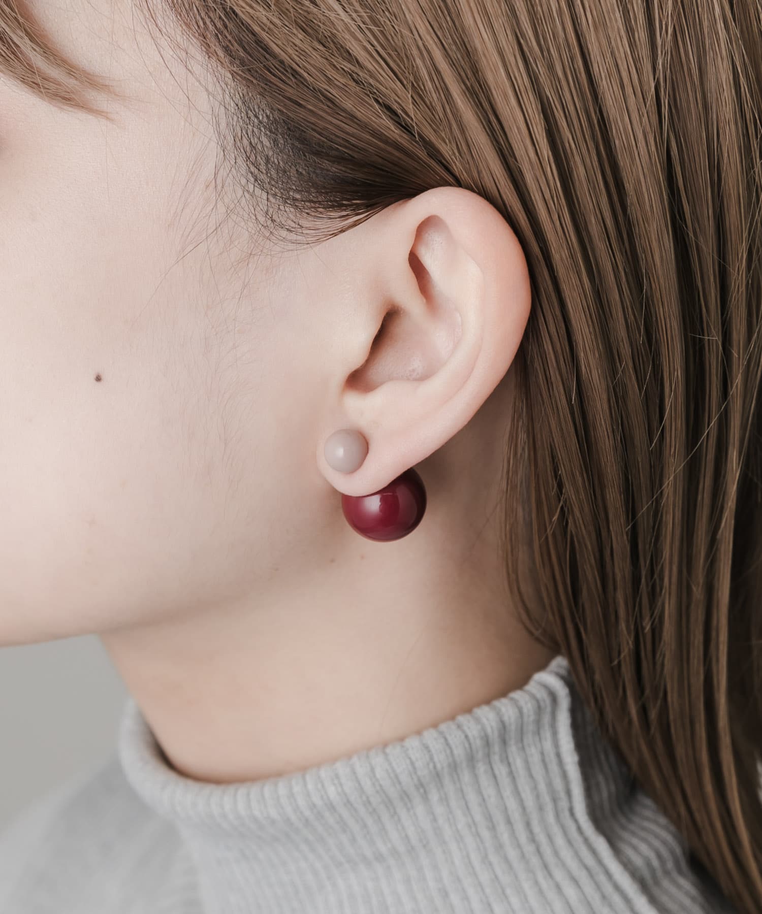 バイカラージュシピアス RED -