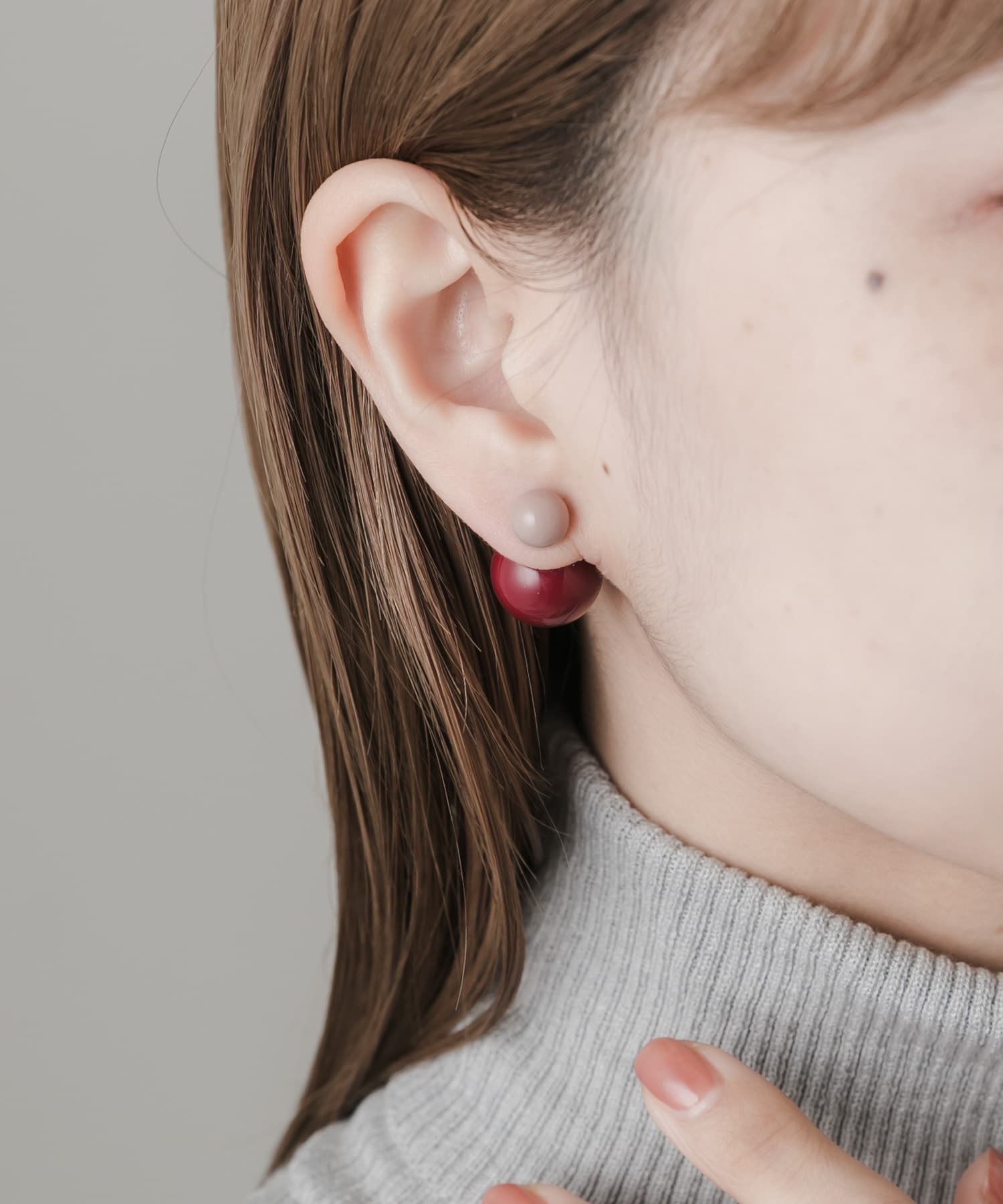 バイカラージュシピアス RED -