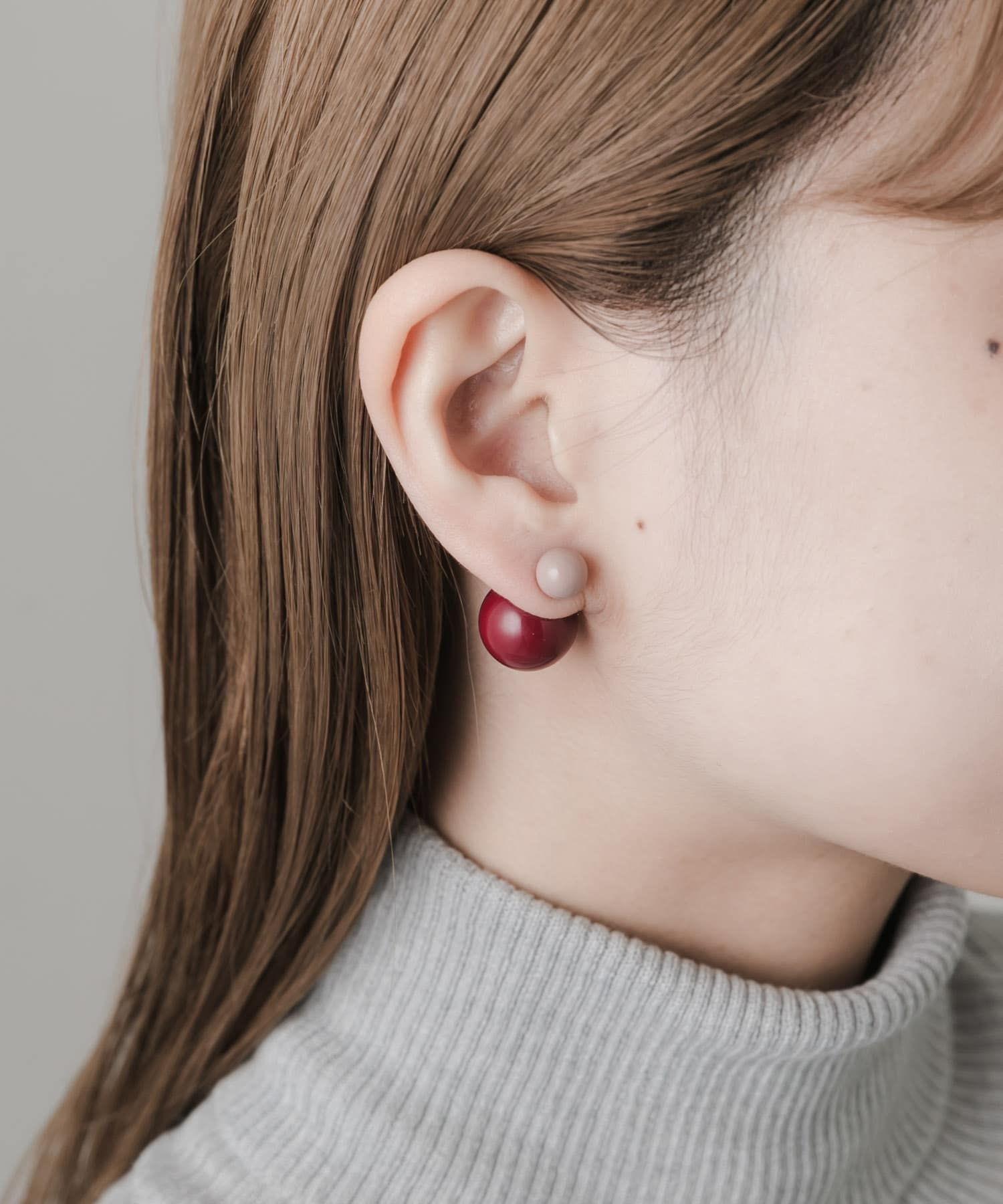 バイカラージュシピアス RED -