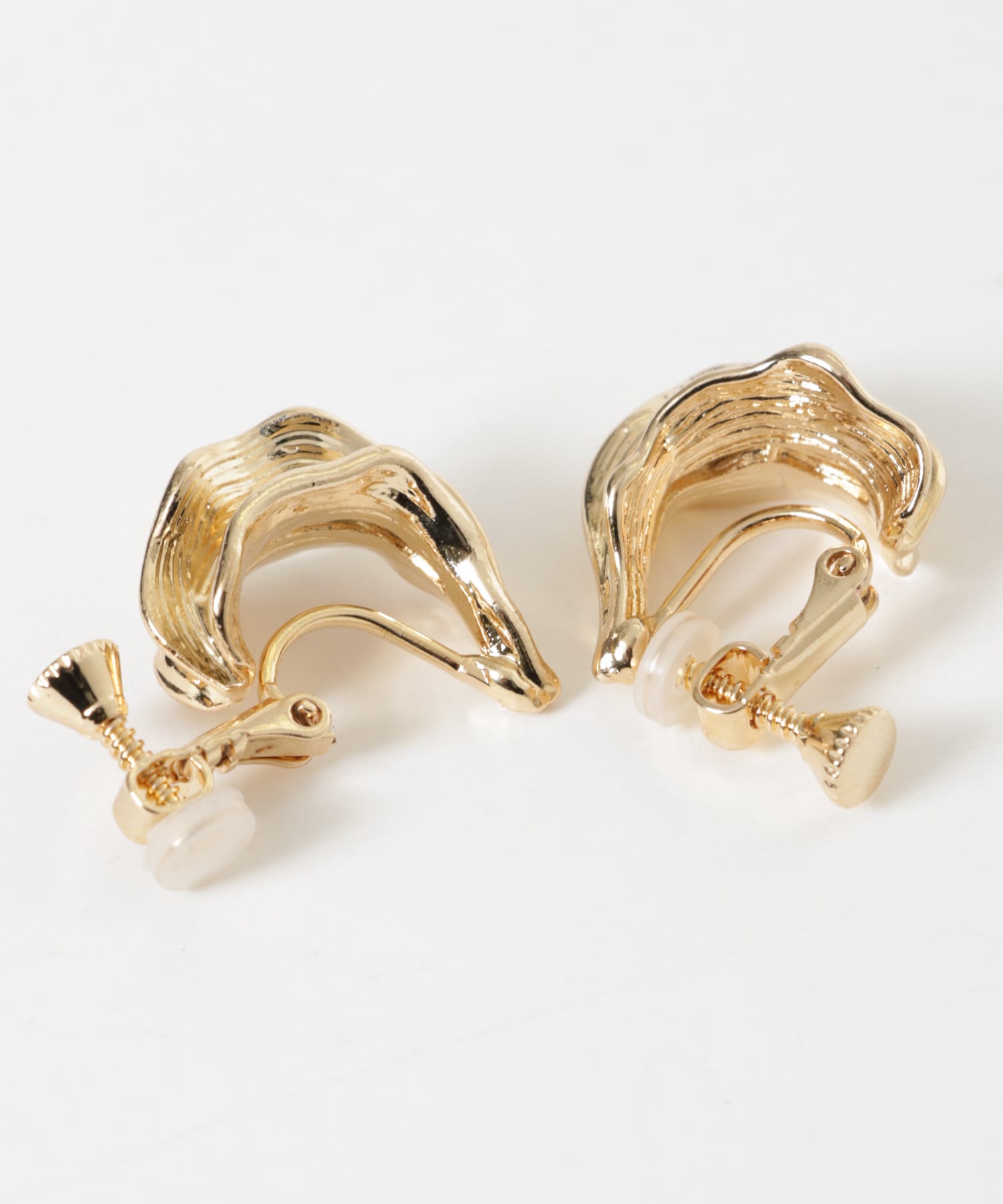 デフォルメメタルイヤリング GLD -