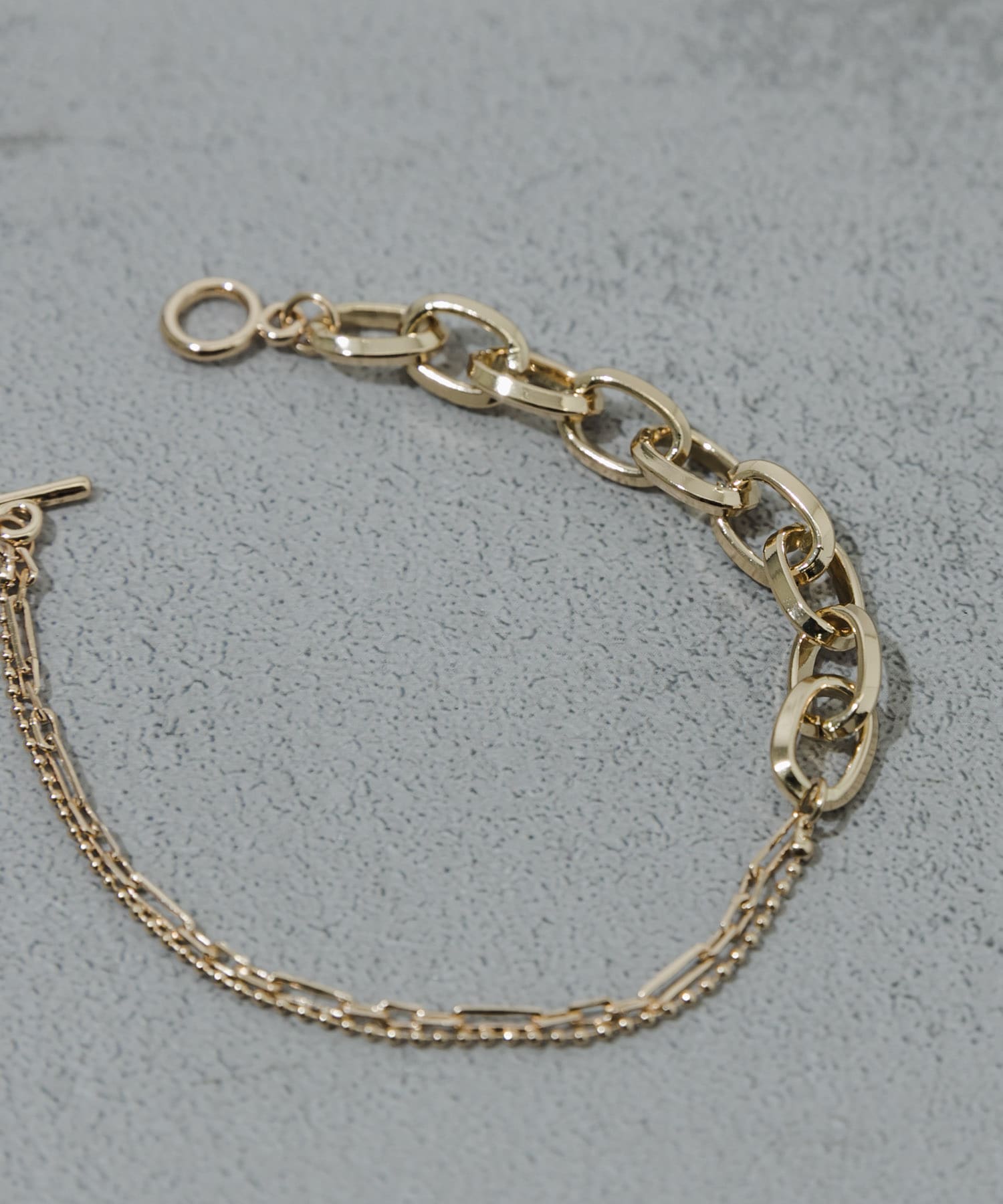 チェーンキリカエマンテルブレスレット GLD -