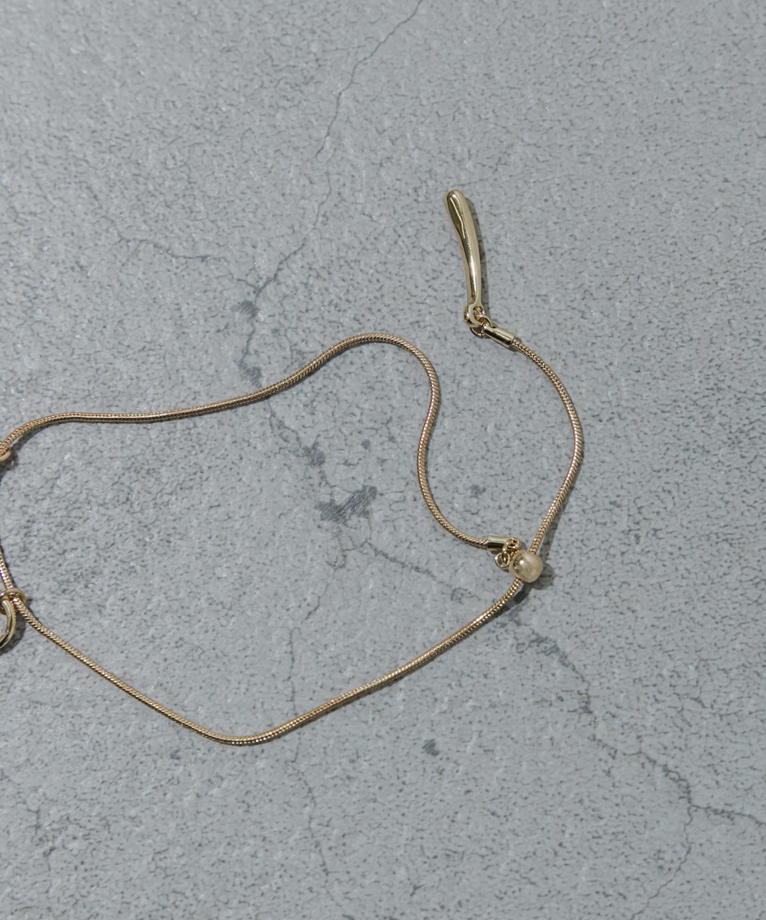 コインハートトップスライドブレスレット GLD -