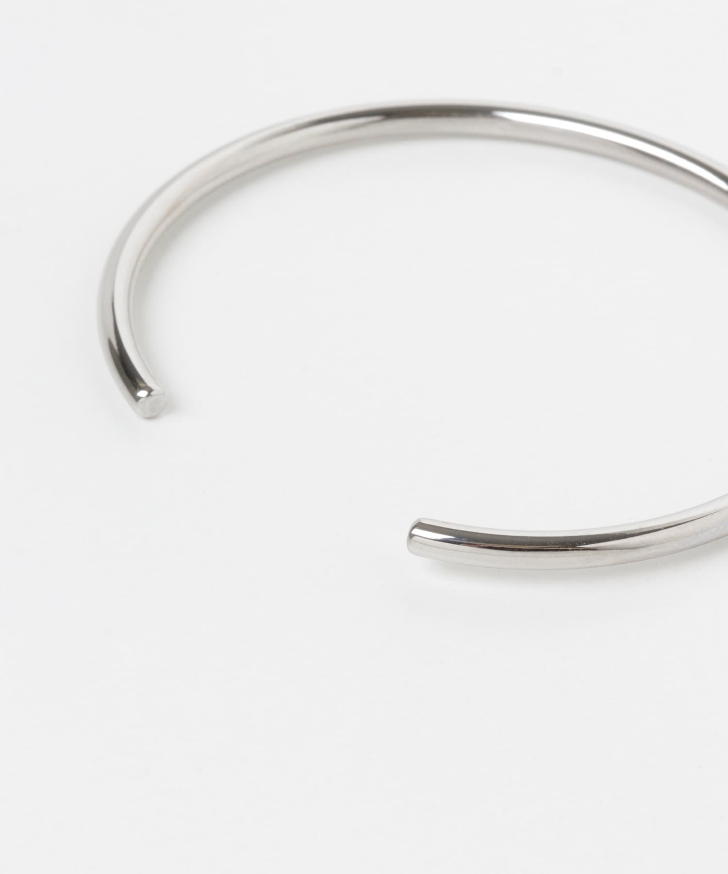 ステンレスシンプルバングル 3mm SLV -