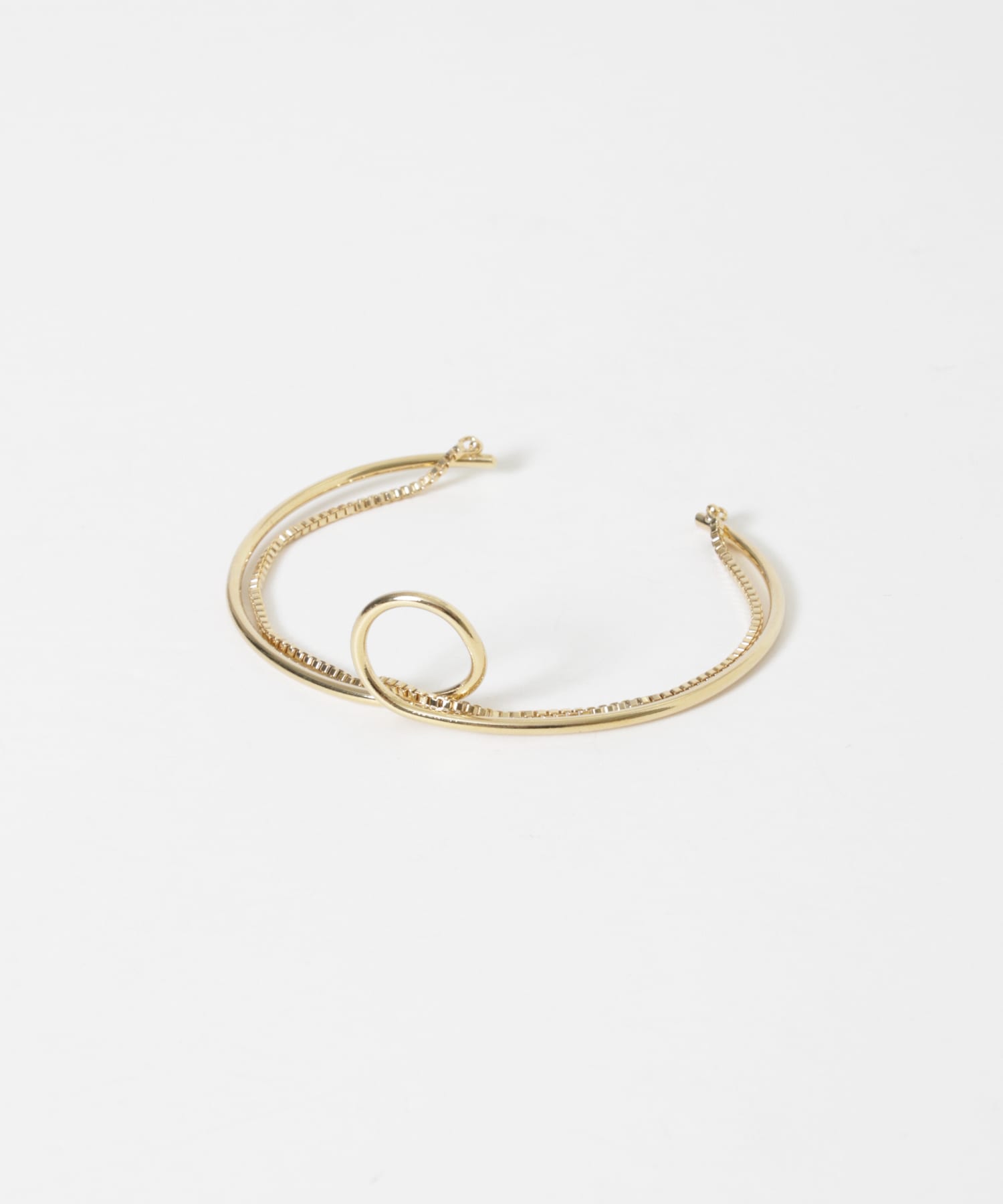 ニュアンスカーブバングル GLD -