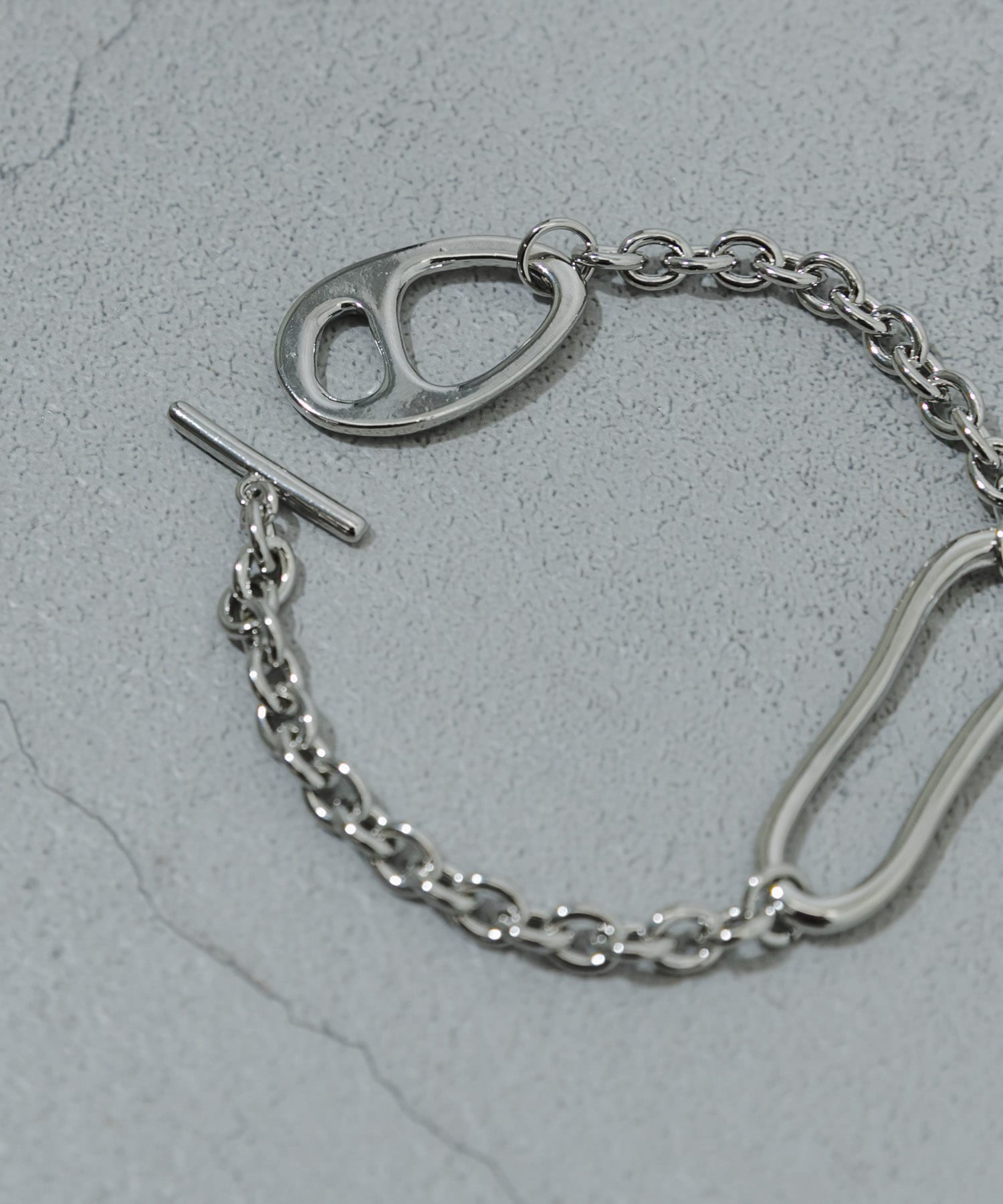 ニュアンスオーバルマンテルブレスレット SLV -