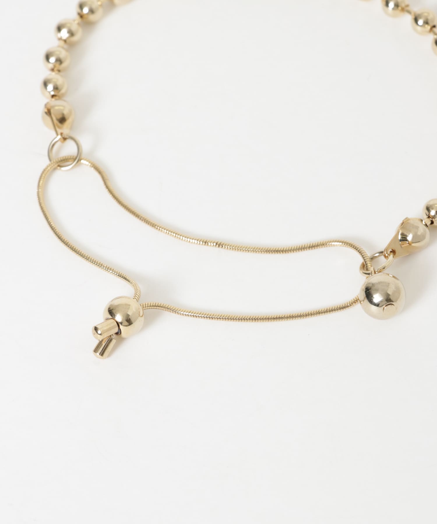 メタルボールスライドブレスレット(- GLD): アクセサリー｜URBAN