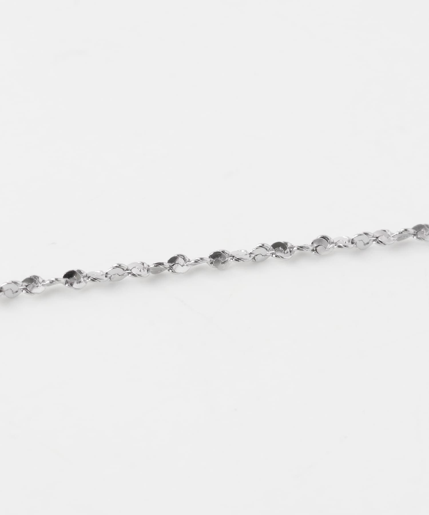 ステンレススクリューチェーンネックレス SLV -