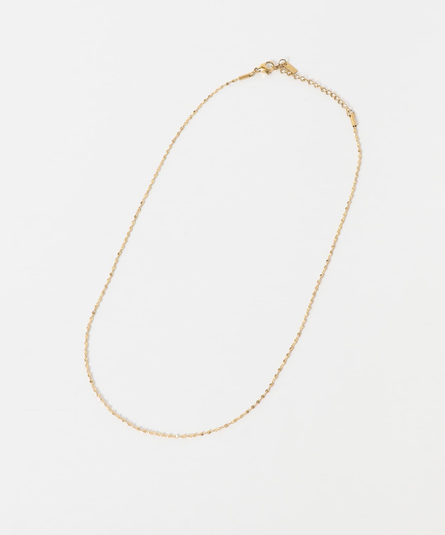 ステンレススクリューチェーンネックレス GLD -