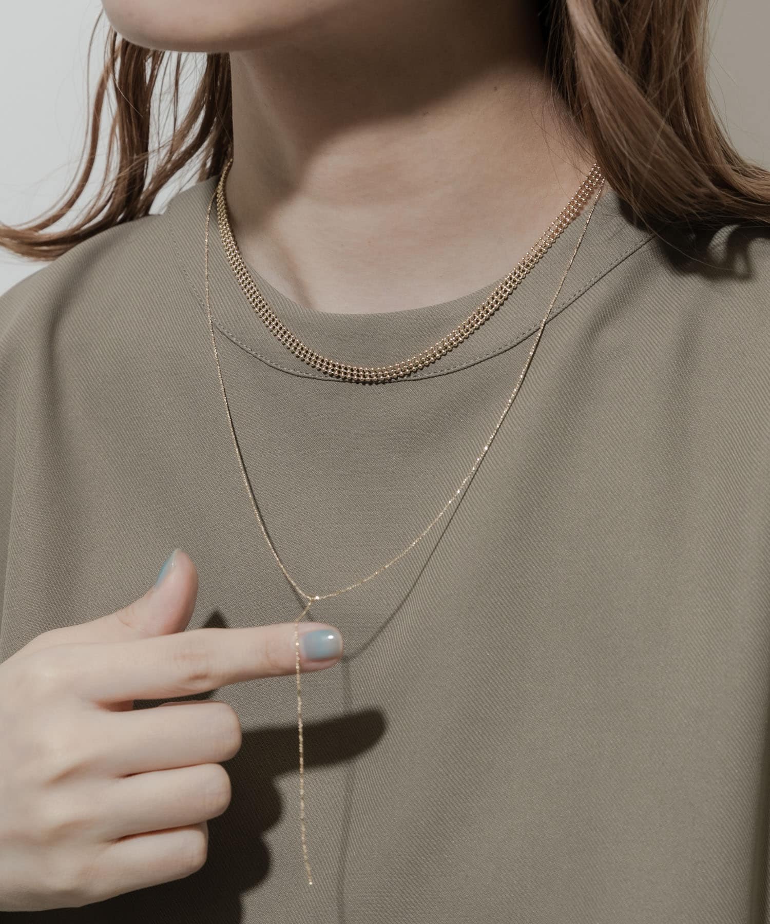 2セットネックレス GLD -