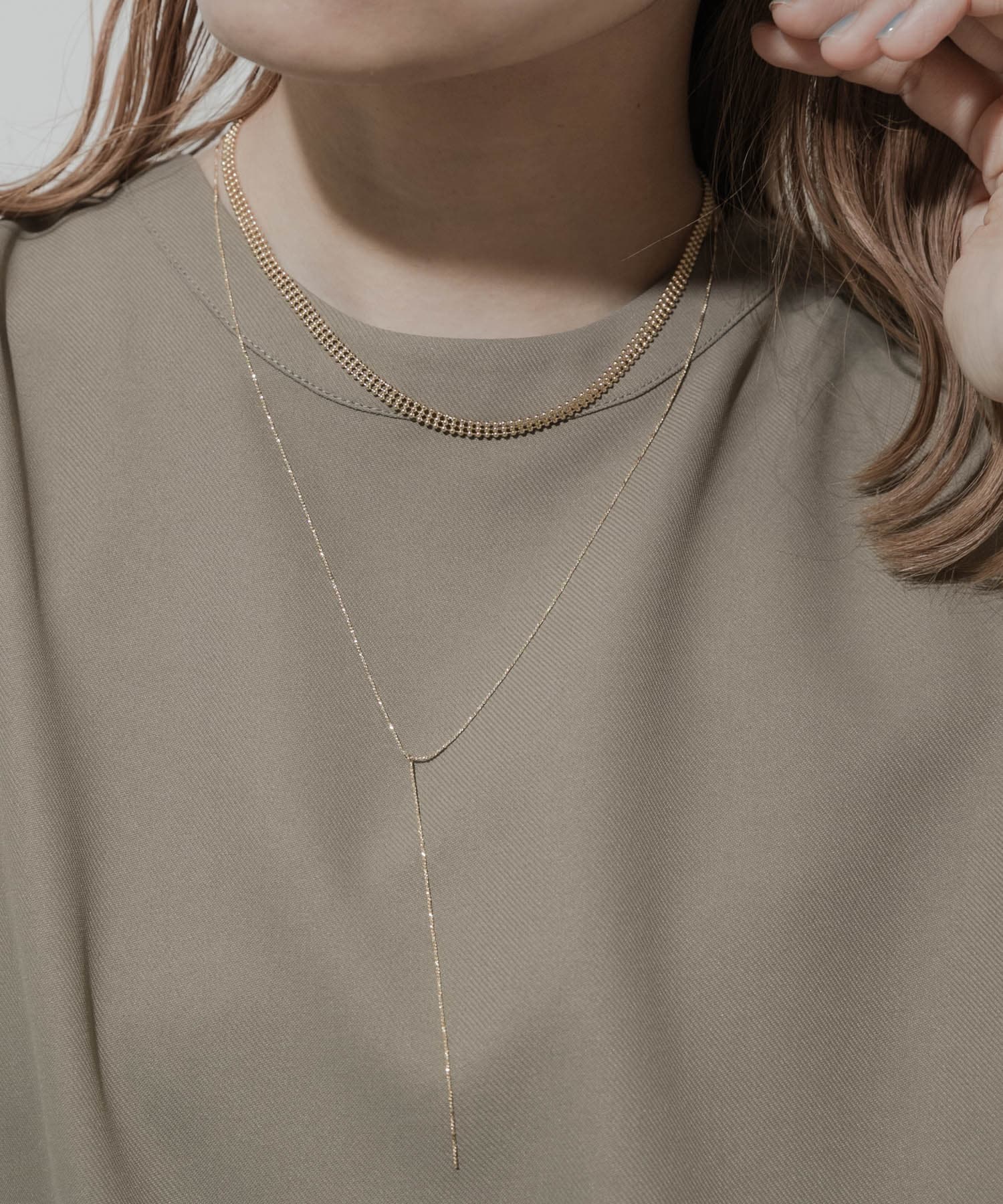 2セットネックレス GLD -