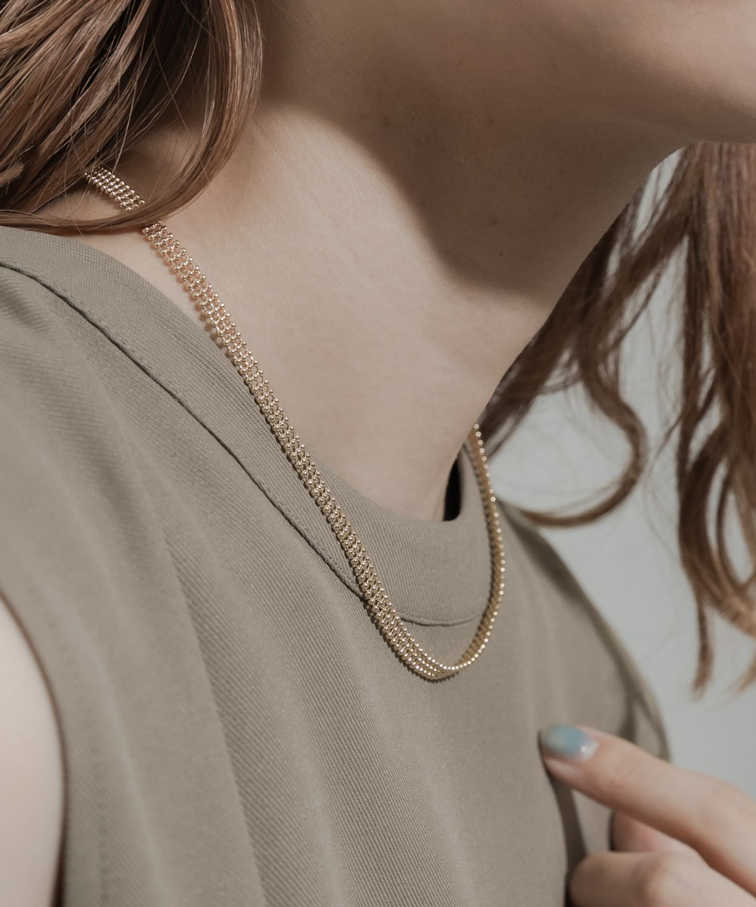 2セットネックレス GLD -