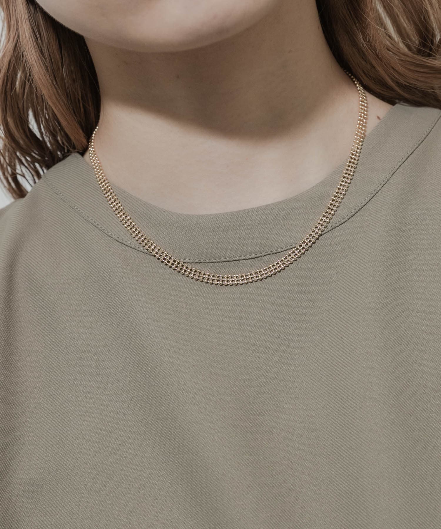2セットネックレス GLD -