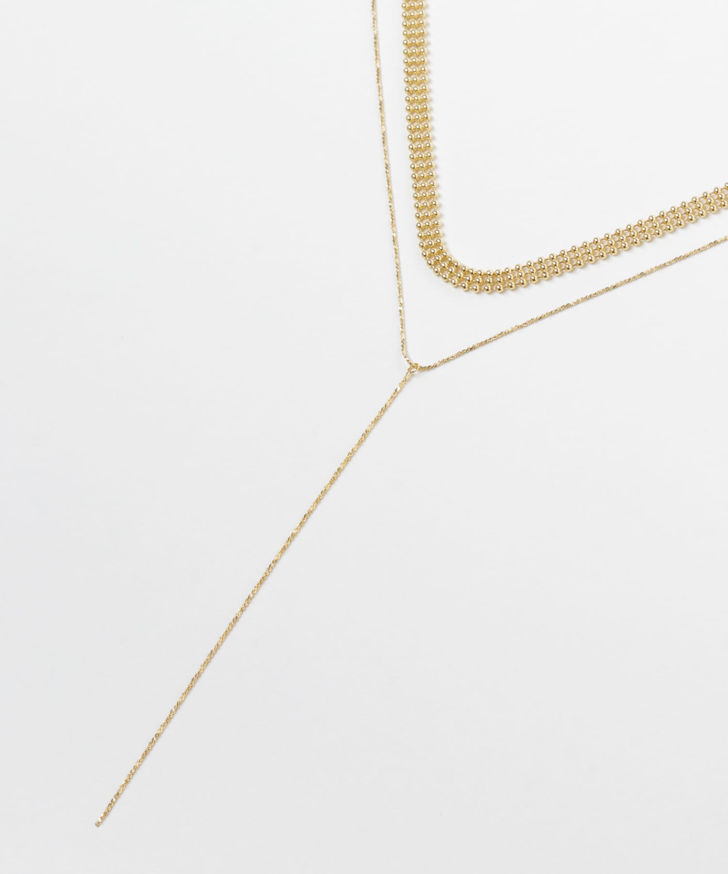 2セットネックレス GLD -