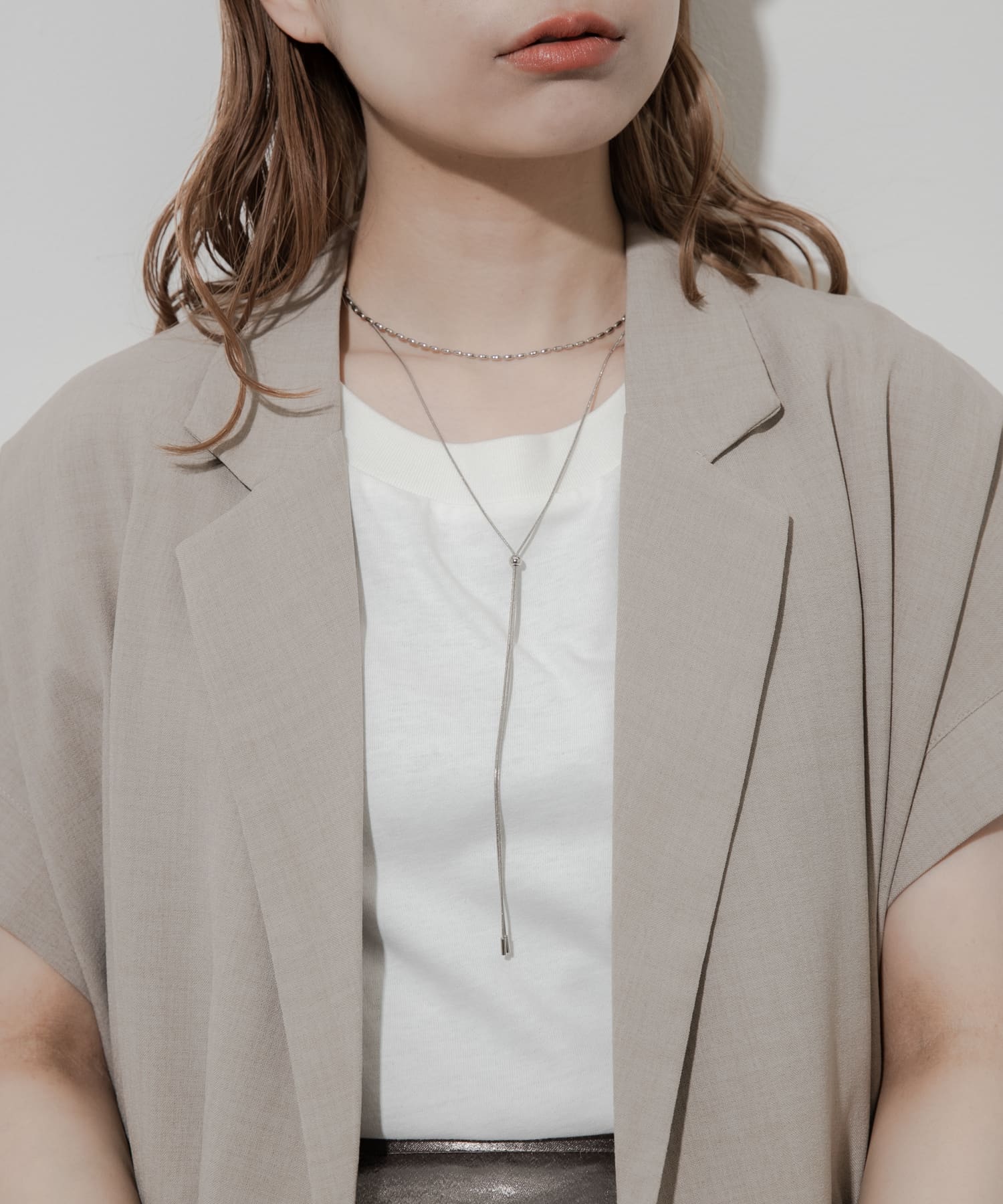 2セットネックレス SLV -